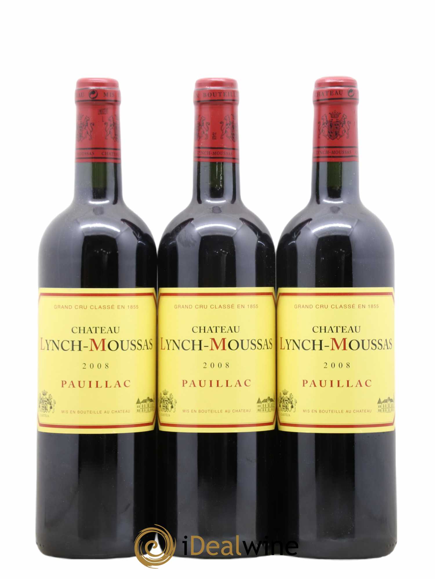 Château Lynch Moussas 5ème Grand Cru Classé 2008 - Lot de 6 bouteilles - 1