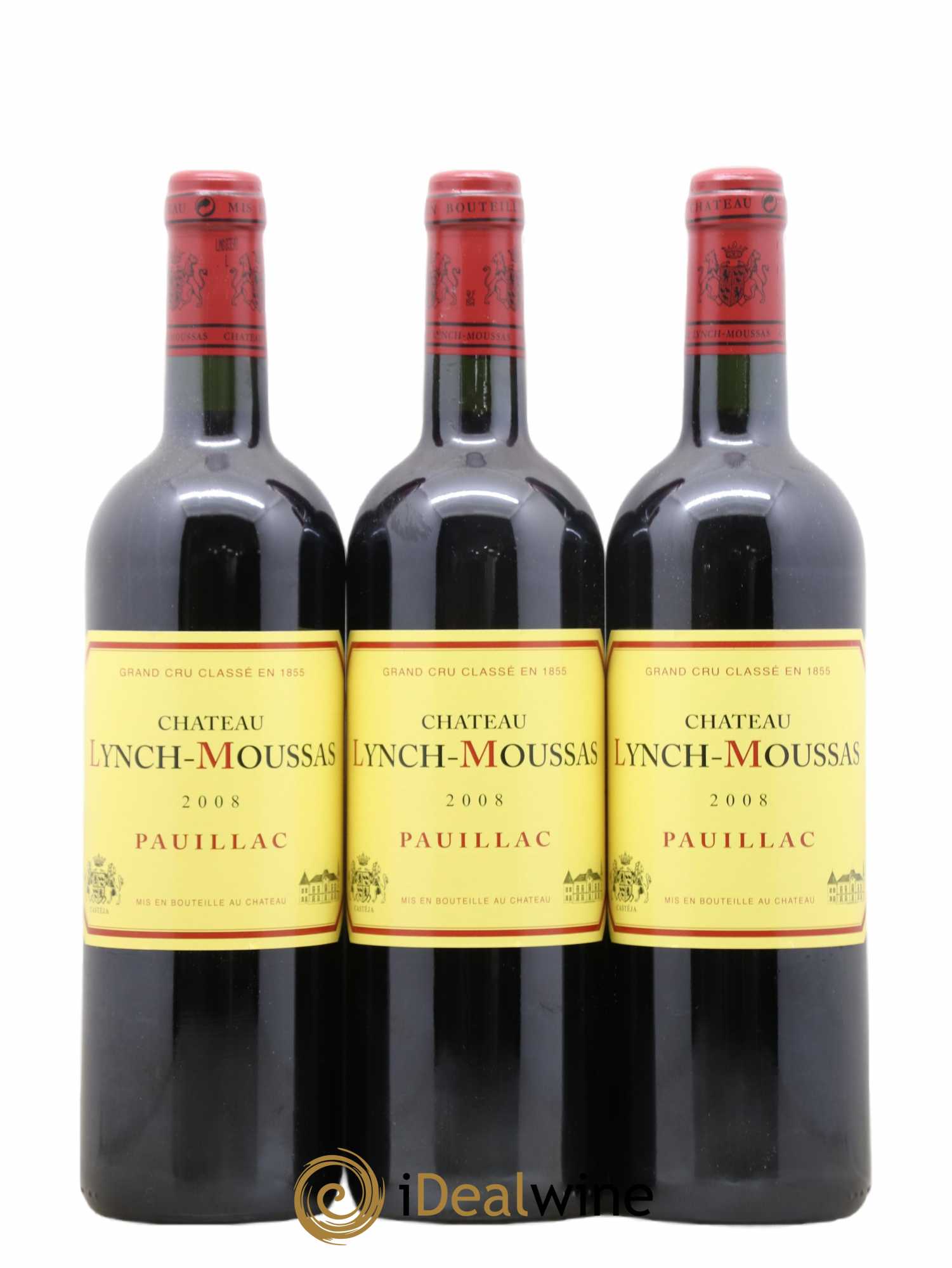 Château Lynch Moussas 5ème Grand Cru Classé 2008 - Lot de 6 bouteilles - 2