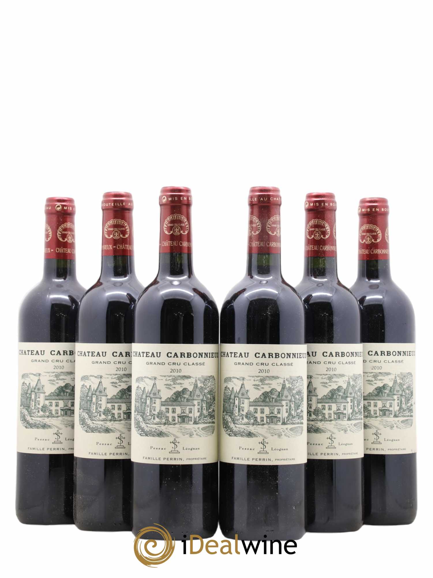 Château Carbonnieux Cru Classé de Graves 2010 - Lot de 6 bouteilles - 0