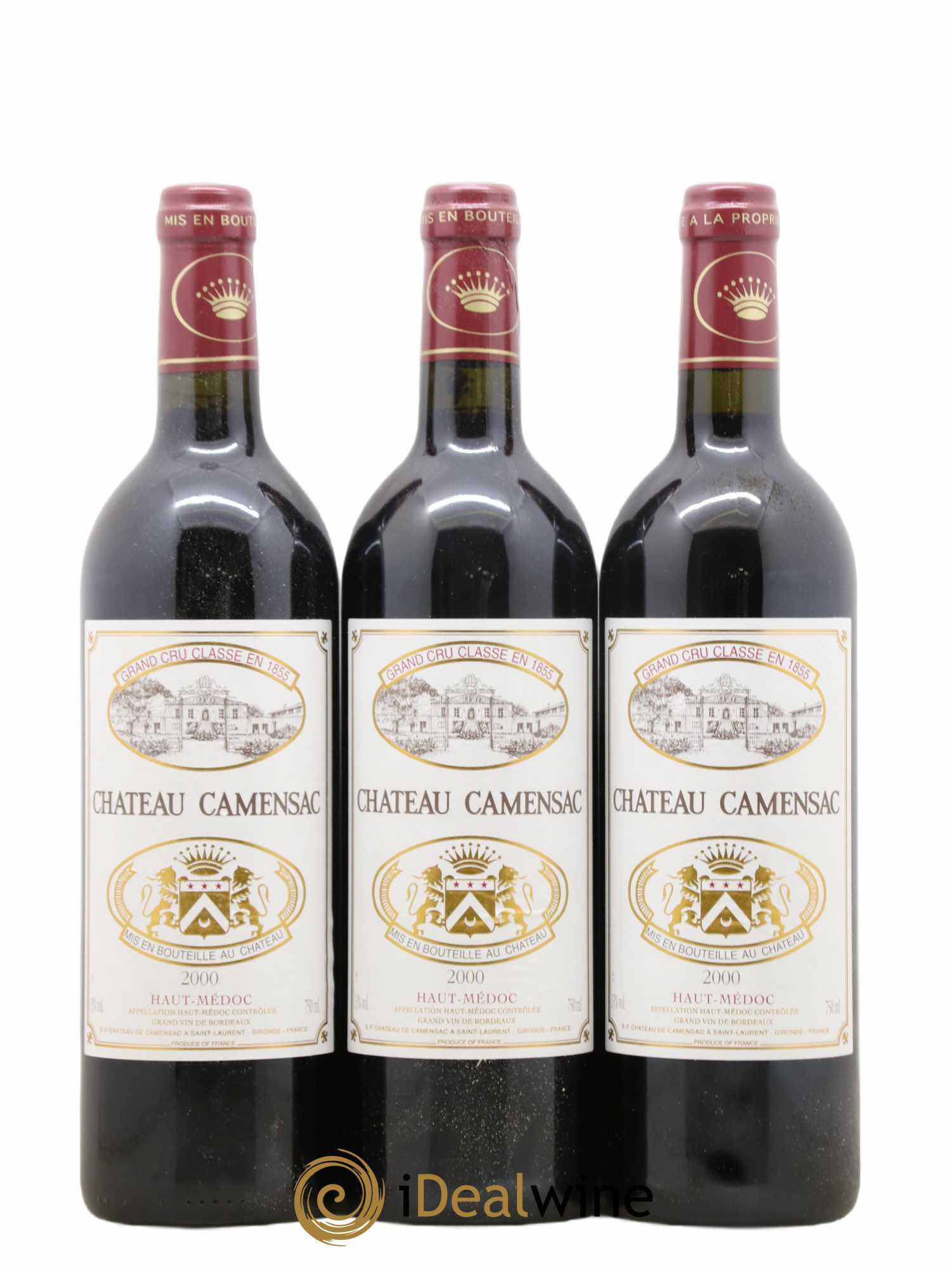 Château Camensac 5ème Grand Cru Classé 2000 - Lot de 6 bouteilles - 2