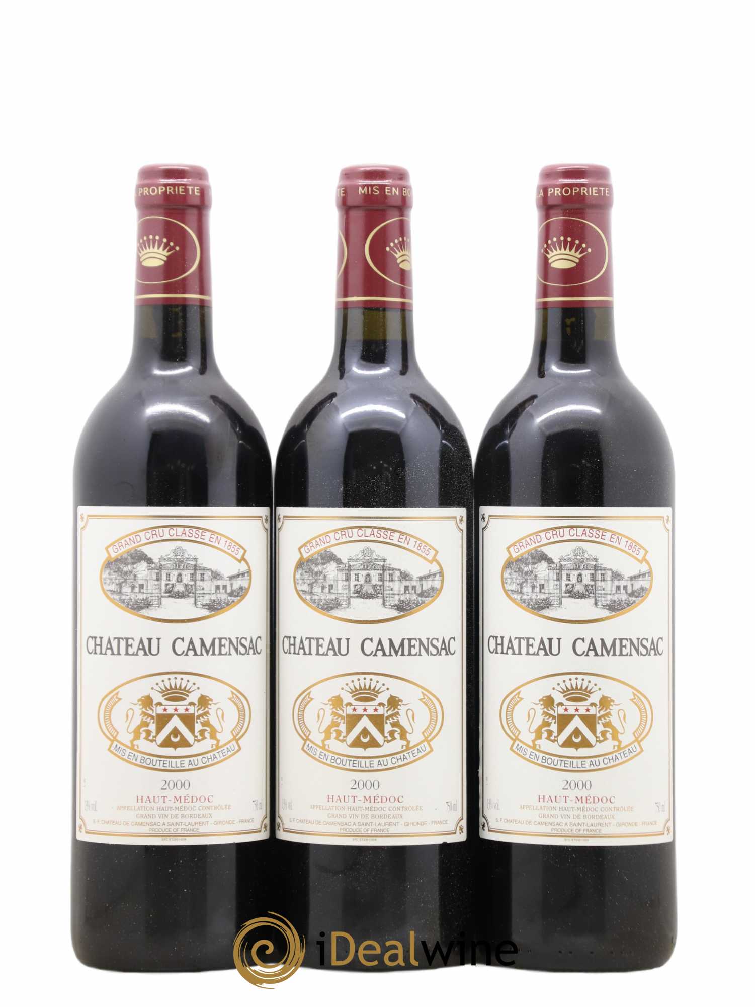 Château Camensac 5ème Grand Cru Classé 2000 - Lot de 12 bouteilles - 4