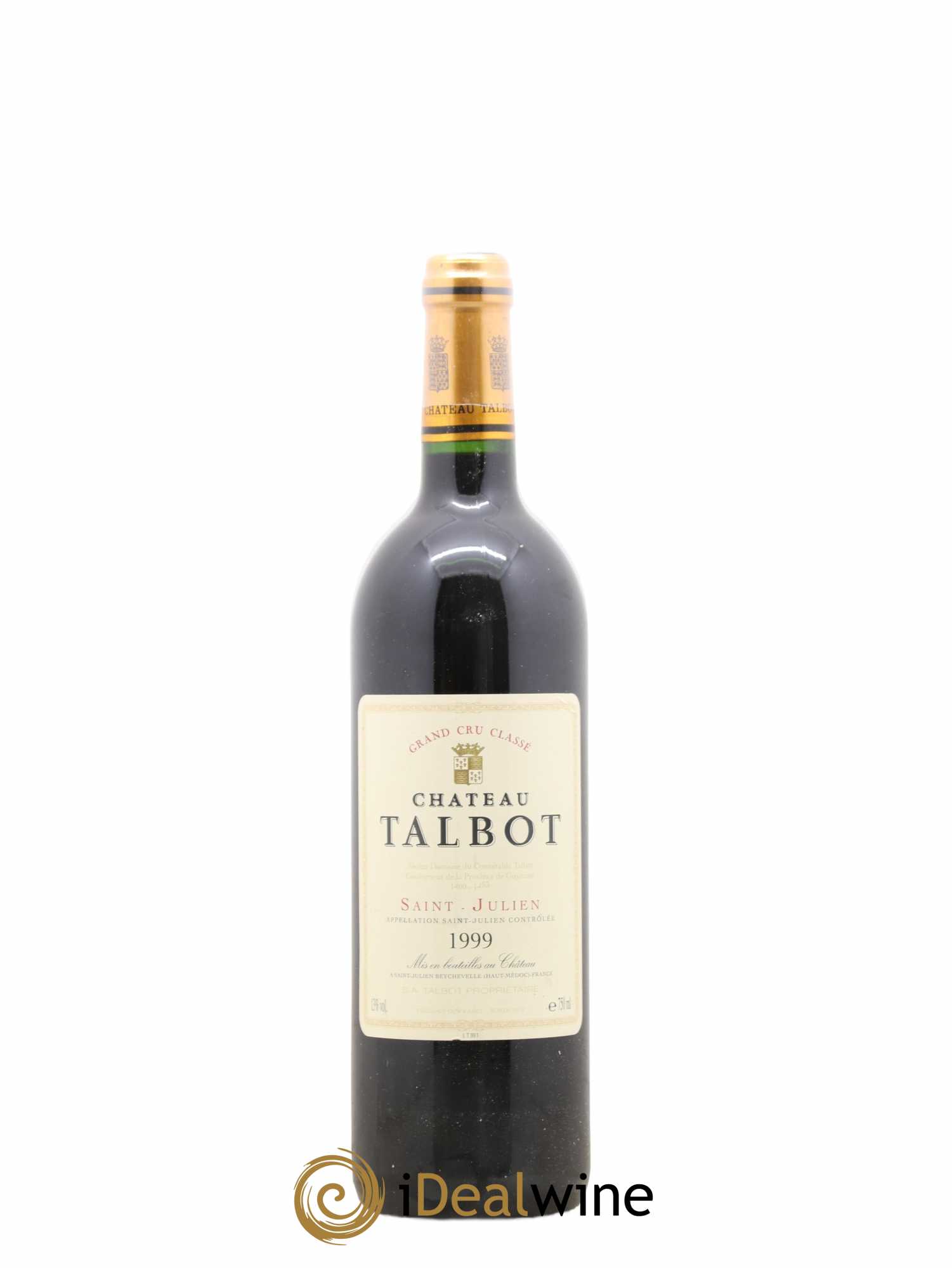 Château Talbot 4ème Grand Cru Classé 1999 - Lot de 1 bouteille - 0