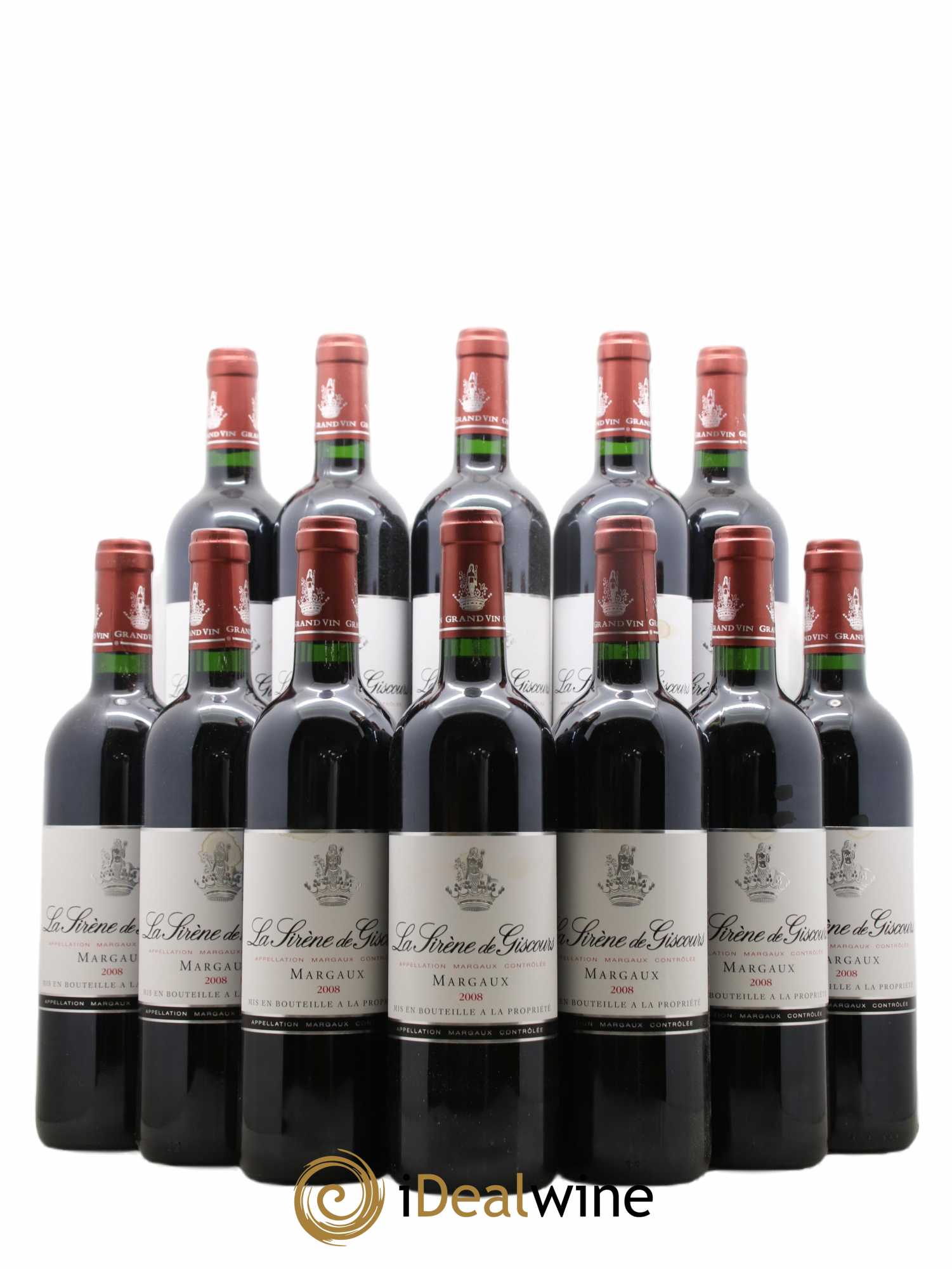 La Sirène de Giscours 2008 - Lot de 12 bouteilles - 0