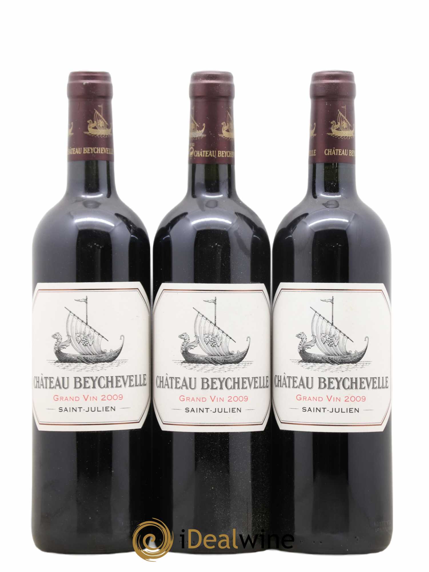 Château Beychevelle 4ème Grand Cru Classé 2000 - Lot de 3 bouteilles - 0