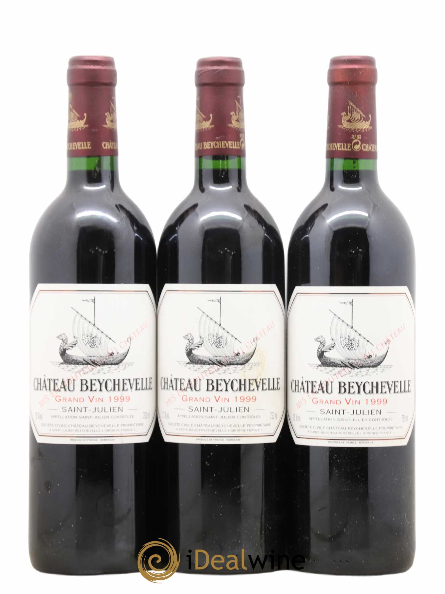 Château Beychevelle 4ème Grand Cru Classé 1999 - Lot de 6 bouteilles - 1