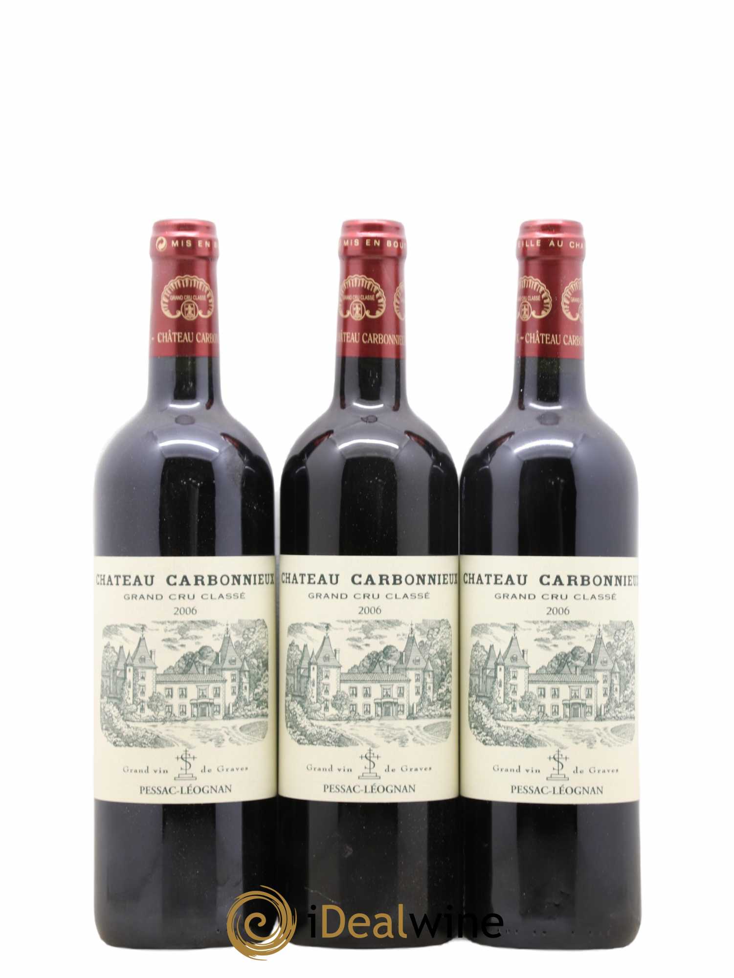 Château Carbonnieux Cru Classé de Graves 2006 - Lot de 6 bouteilles - 1
