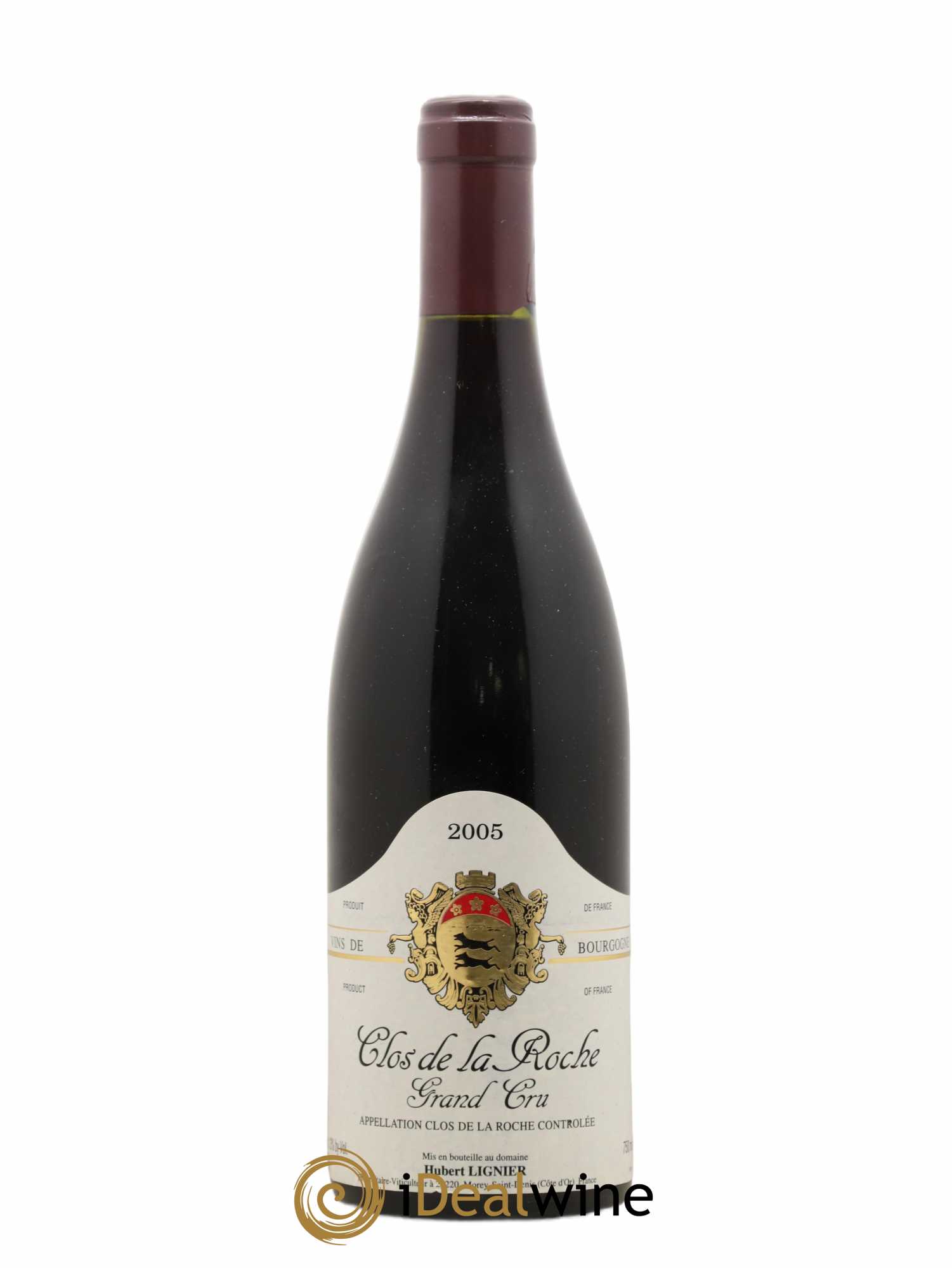 Clos de la Roche Grand Cru Hubert Lignier (Domaine) 2005 - Lot de 1 bouteille - 0