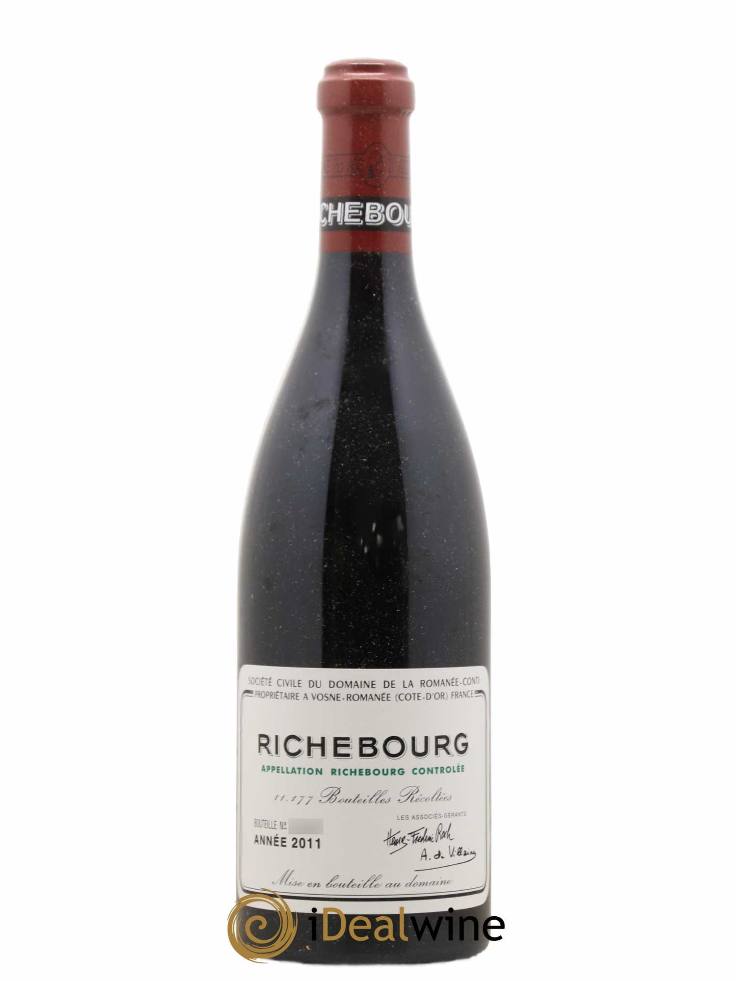 Richebourg Grand Cru Domaine de la Romanée-Conti 2011 - Lot de 1 bouteille - 1