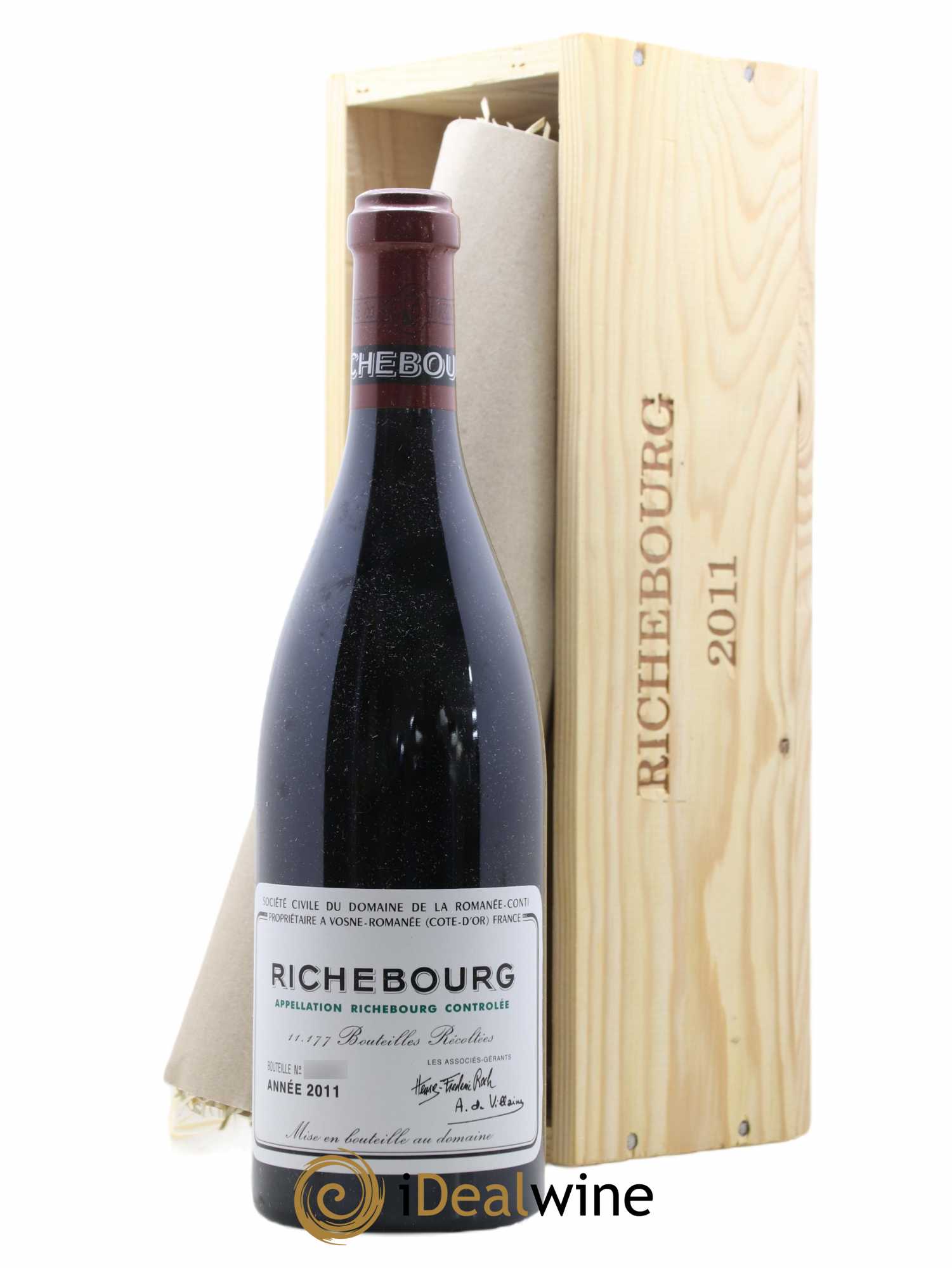 Richebourg Grand Cru Domaine de la Romanée-Conti 2011 - Lot de 1 bouteille - 0