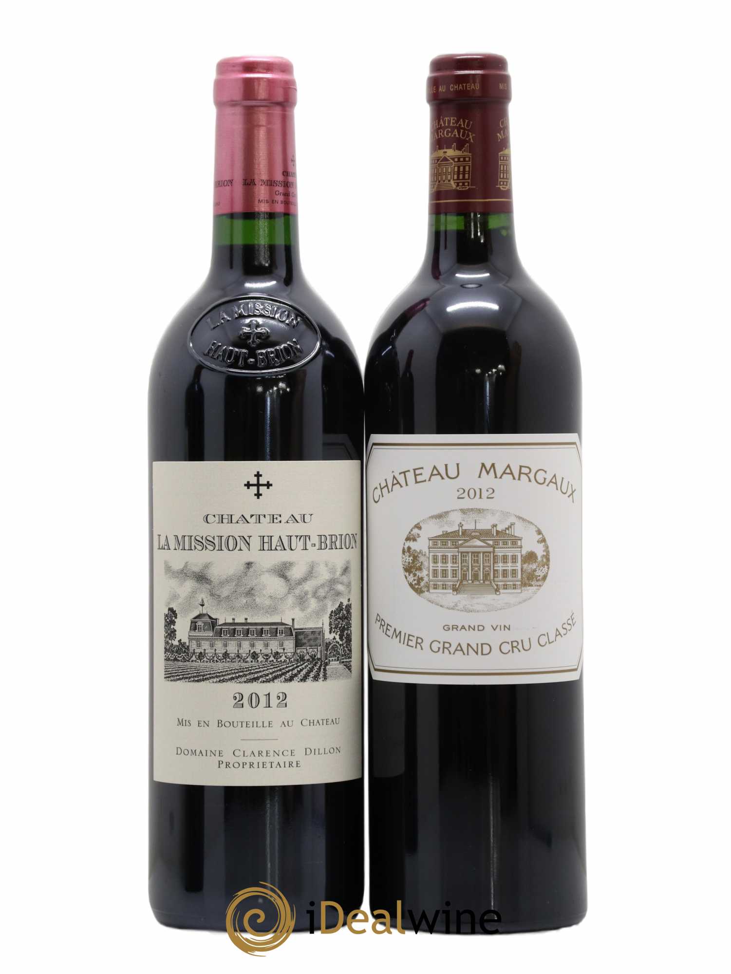 Caisse Duclot Petrus - Cheval Blanc - Lafite Rothschild - Chateau Margaux - Mouton Rothschild - Haut Brion - La Mission Haut Brion 2012 - Lot de 7 bouteilles - 5