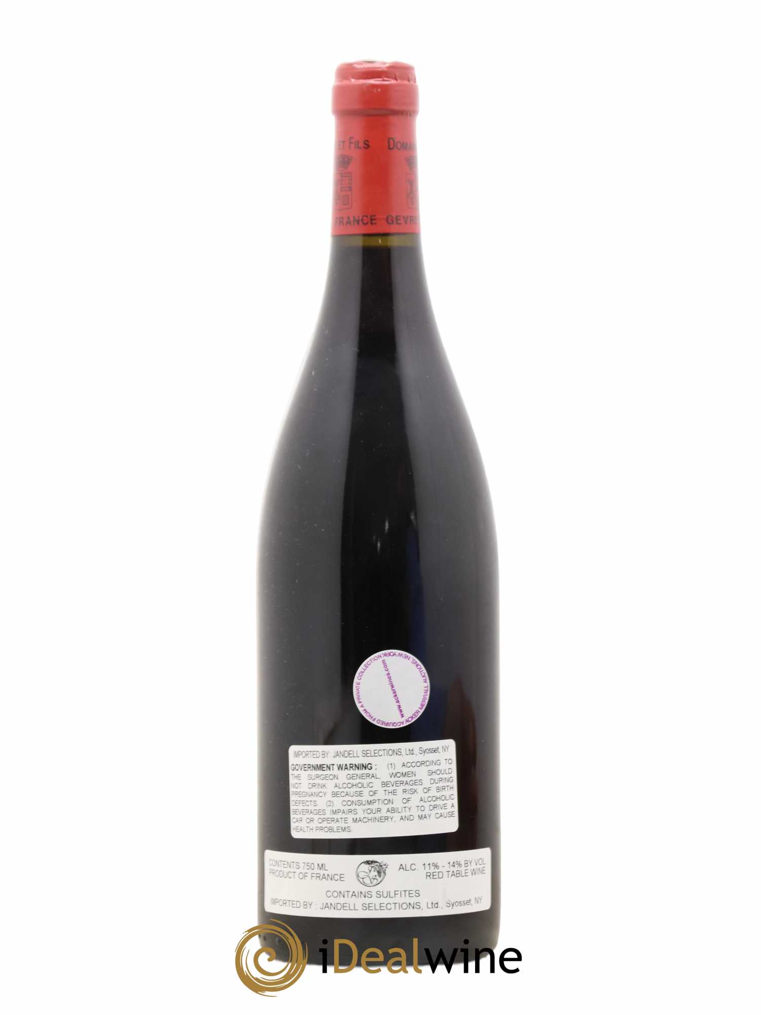 Charmes-Chambertin Grand Cru Armand Rousseau (Domaine) 2005 - Lot de 1 bouteille - 1