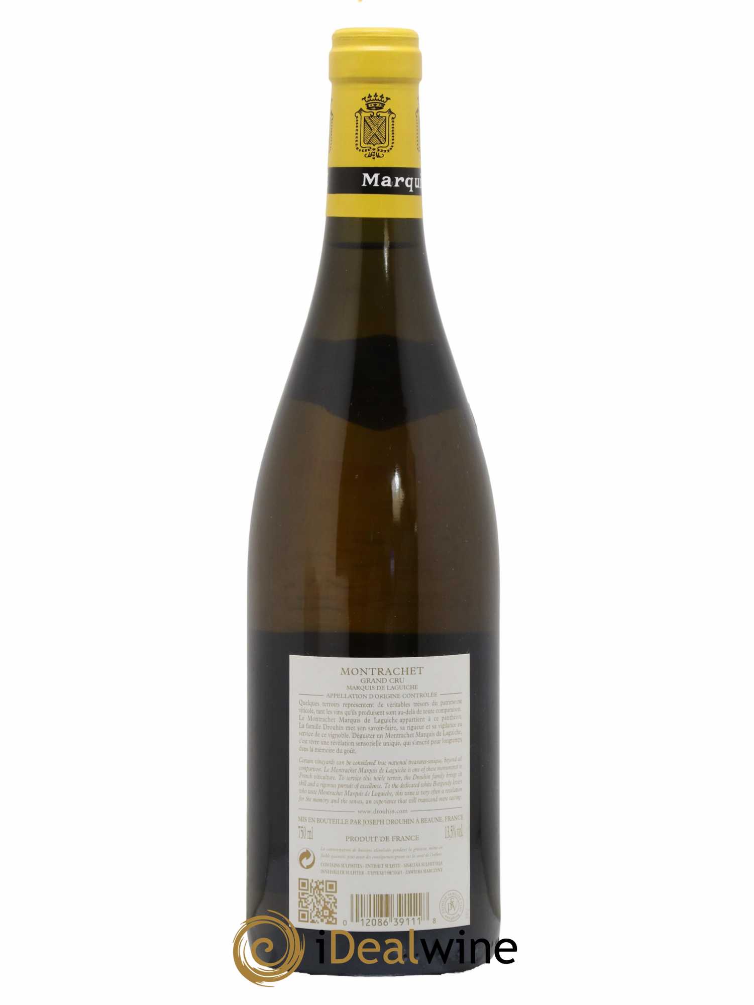 Montrachet Grand Cru Marquis de Laguiche Joseph Drouhin 2008 - Lot de 1 bouteille - 1