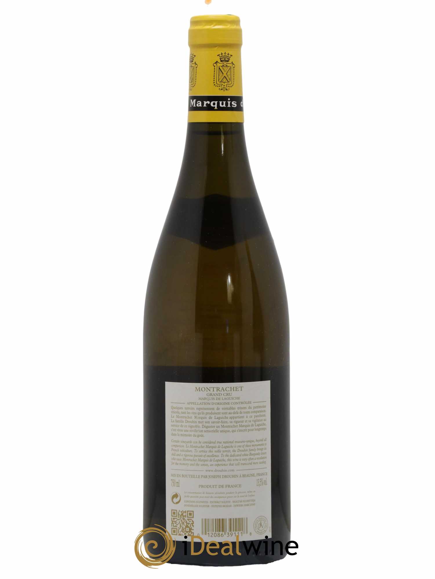 Montrachet Grand Cru Marquis de Laguiche Joseph Drouhin 2008 - Lot de 1 bouteille - 1