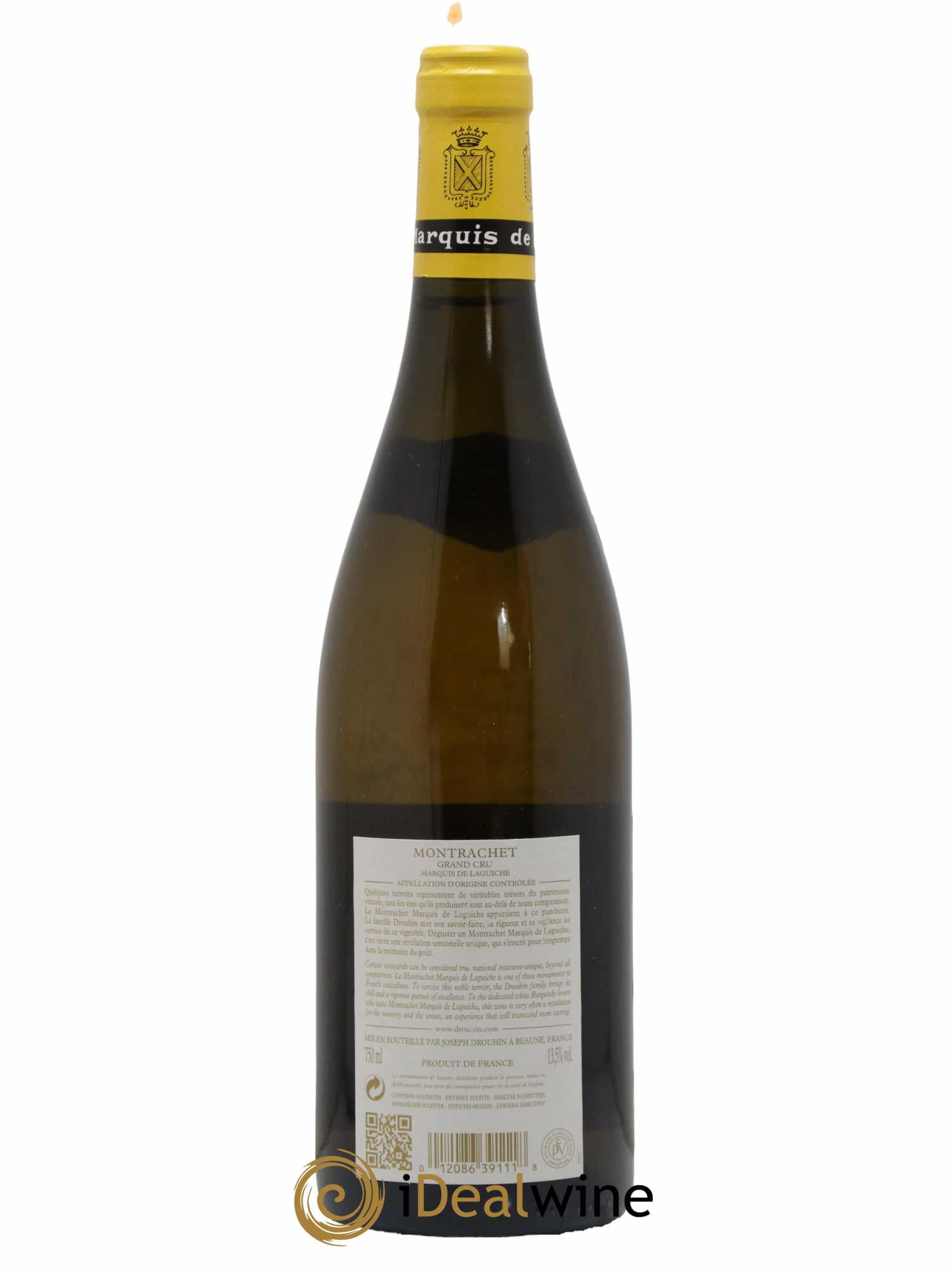 Montrachet Grand Cru Marquis de Laguiche Joseph Drouhin 2008 - Lot de 1 bouteille - 1