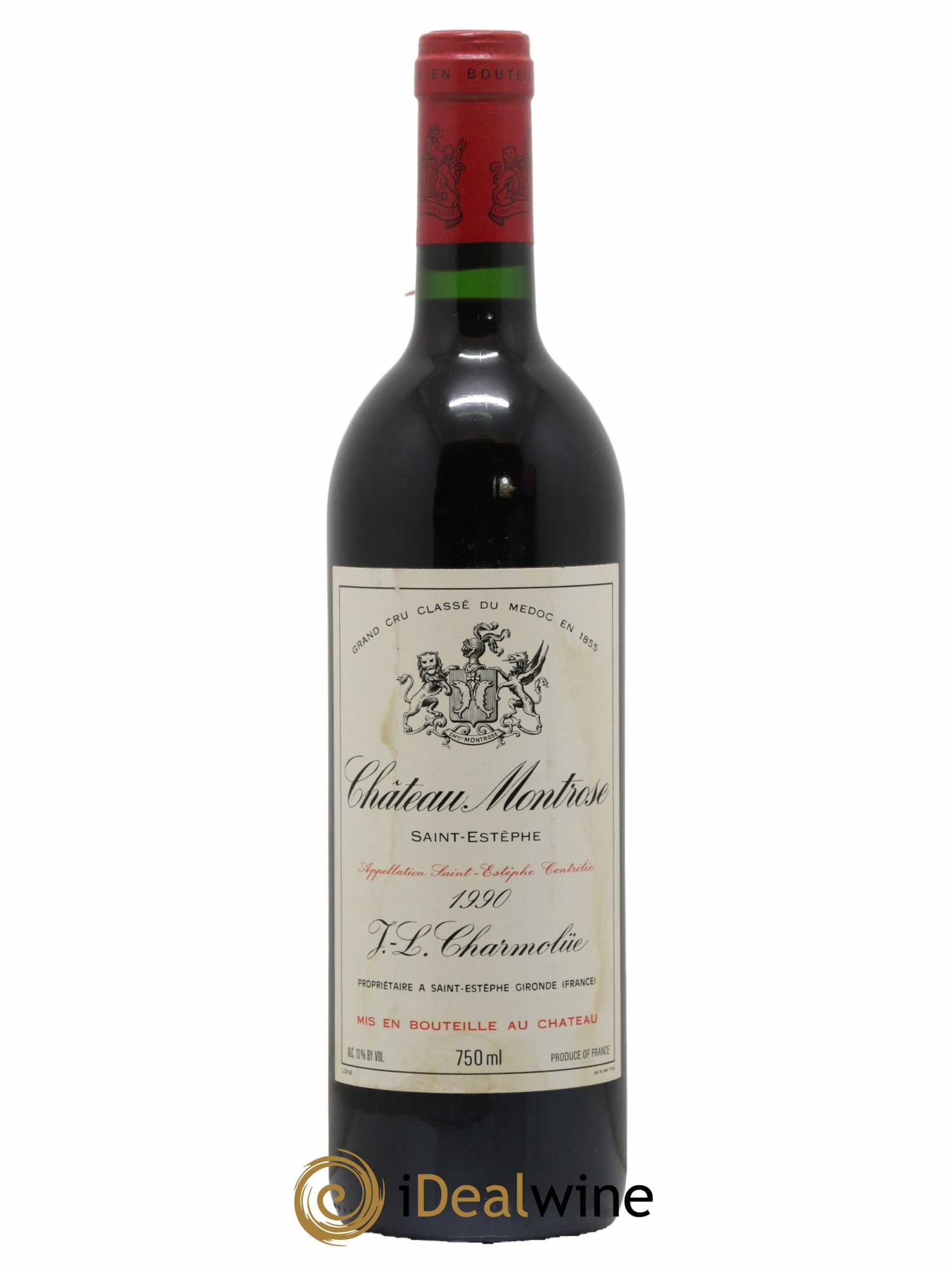 Château Montrose 2ème Grand Cru Classé 1990 - Lot de 1 bouteille - 0