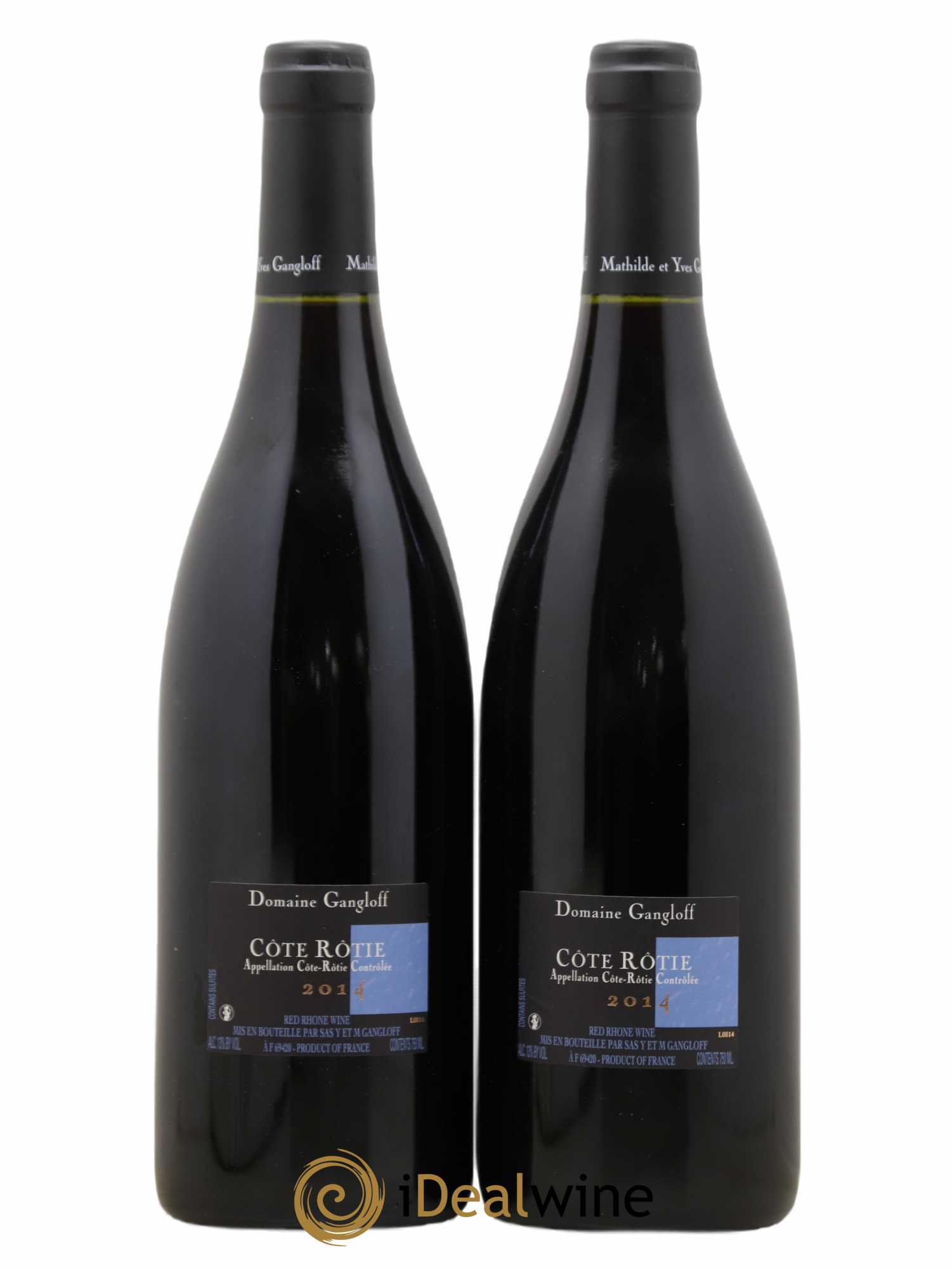Côte-Rôtie La Barbarine Gangloff (Domaine) 2014 - Lot de 2 bouteilles - 1