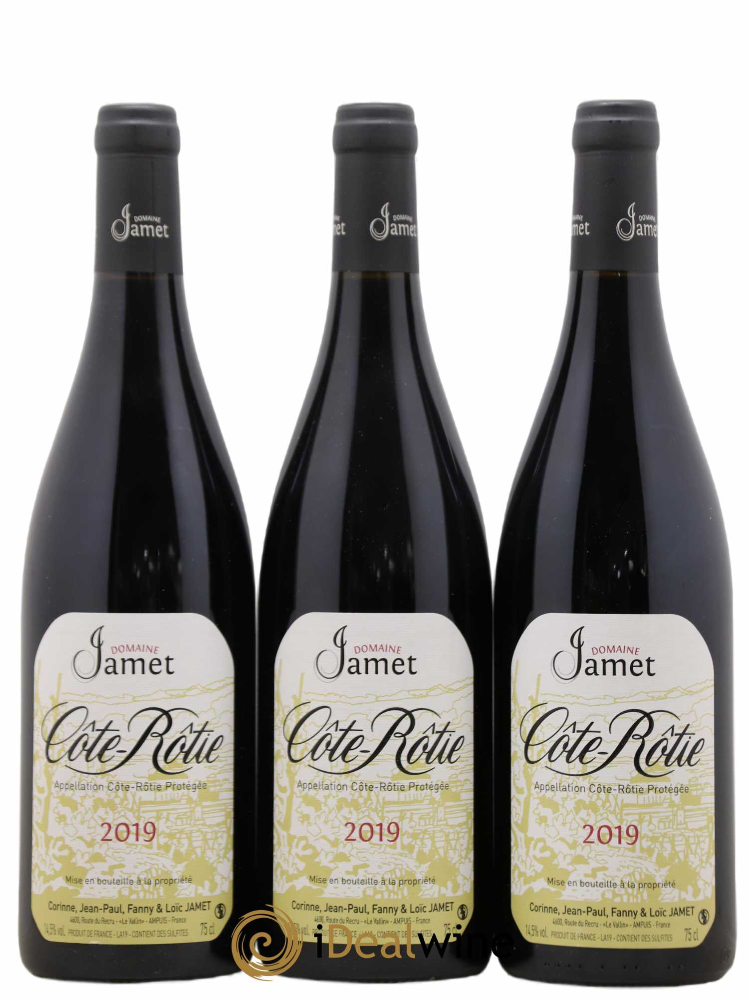 Côte-Rôtie Jamet (Domaine) 2019 - Lot de 3 bouteilles - 0