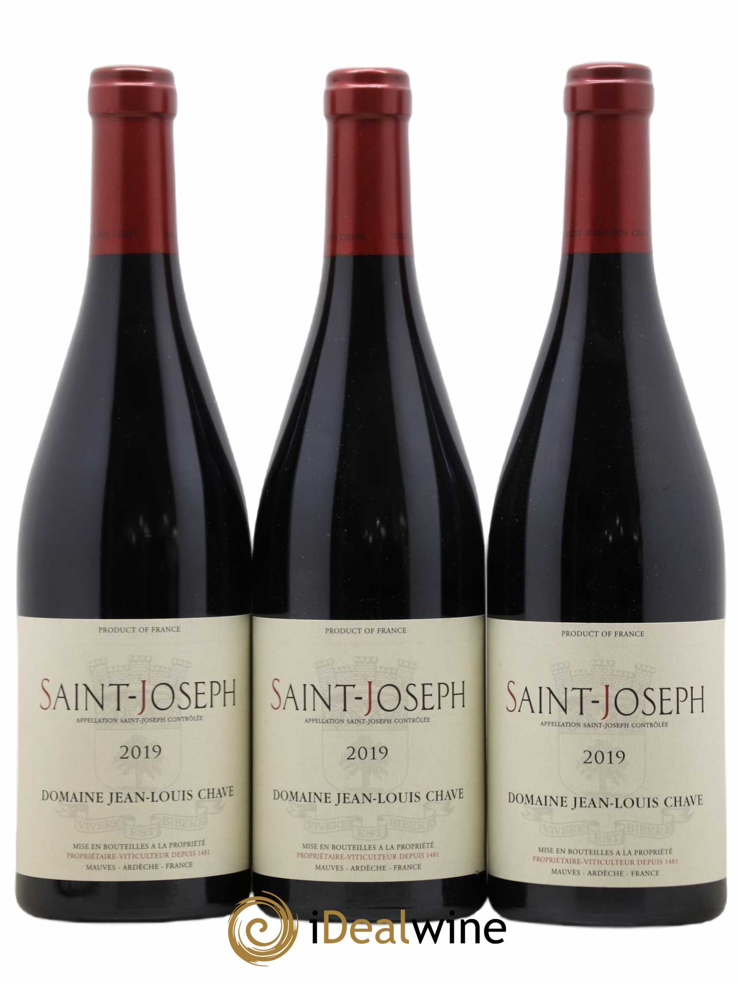 Saint-Joseph Jean-Louis Chave 2019 - Lot de 3 bouteilles - 0