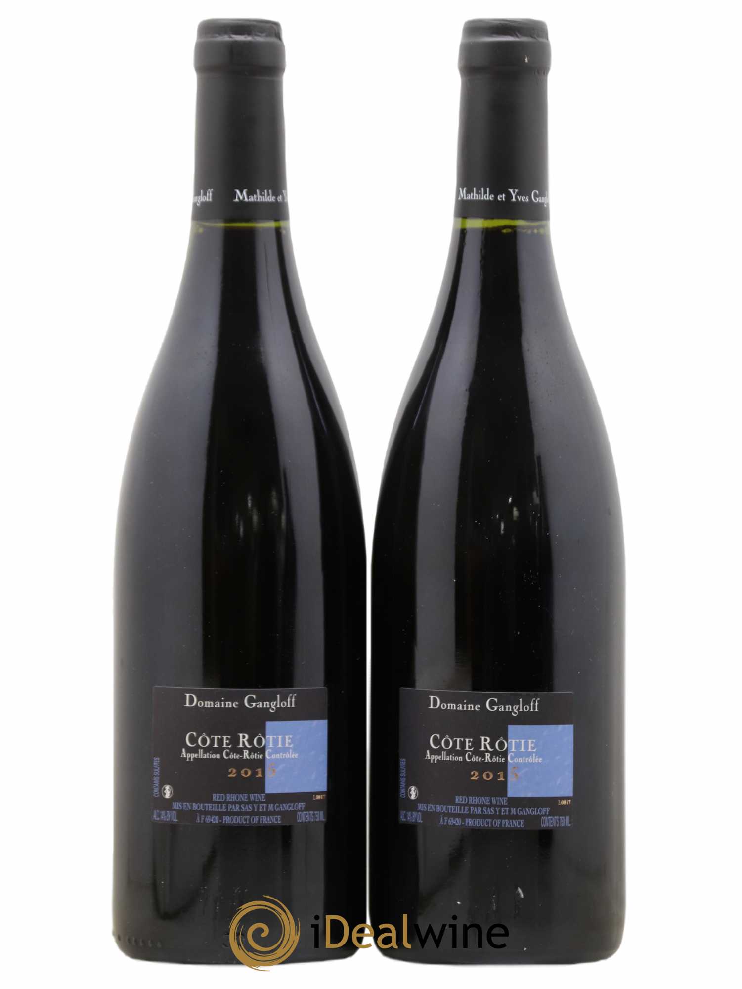 Côte-Rôtie La Barbarine Gangloff (Domaine) 2015 - Lot de 2 bouteilles - 1