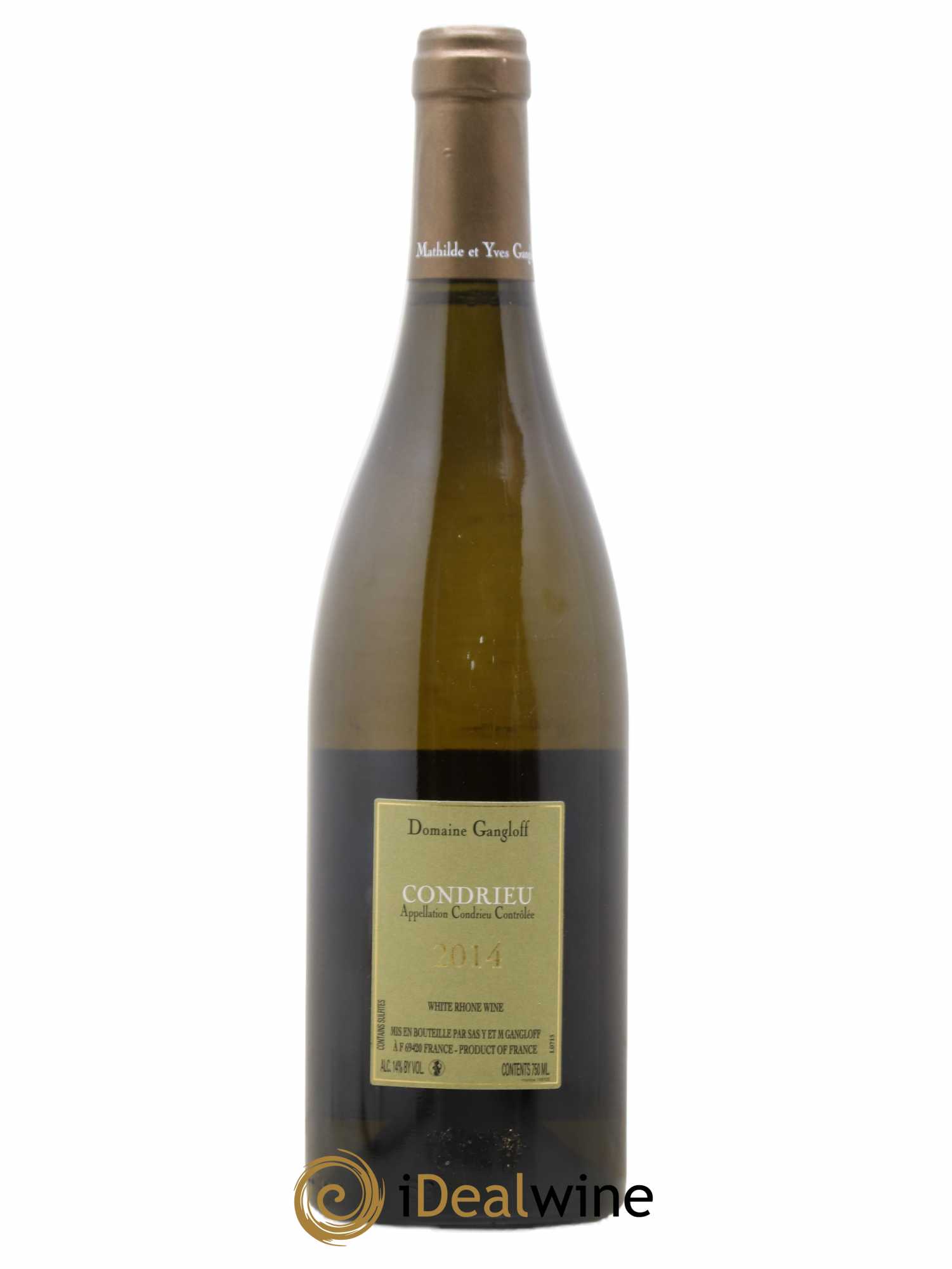 Condrieu Domaine Gangloff (Domaine) 2014 - Lot de 1 bouteille - 1