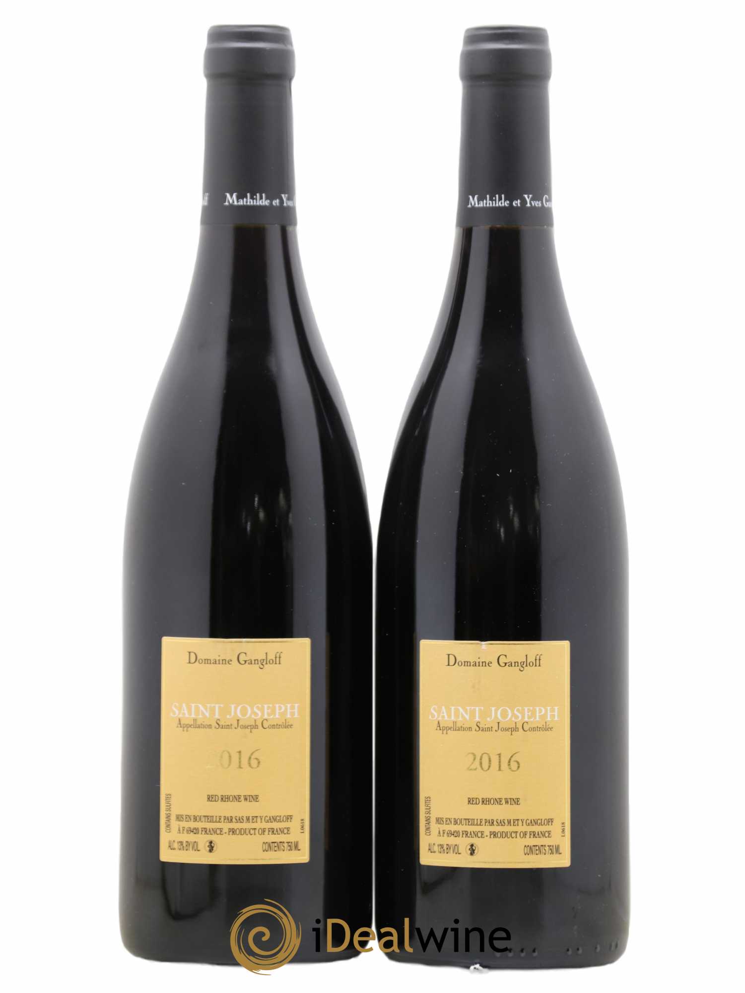 Saint-Joseph Gangloff (Domaine) 2016 - Lot de 2 bouteilles - 1