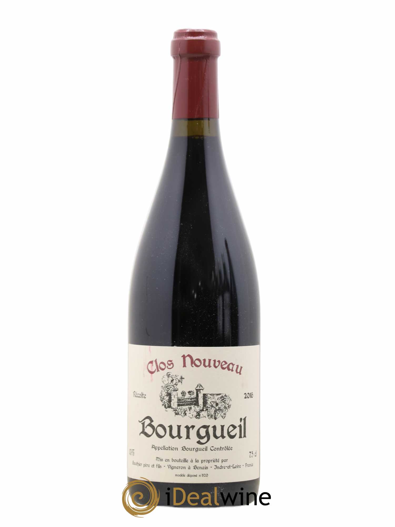 Bourgueil Clos Nouveau Domaine du Bel Air 2016 - Lotto di 1 bottiglia - 0