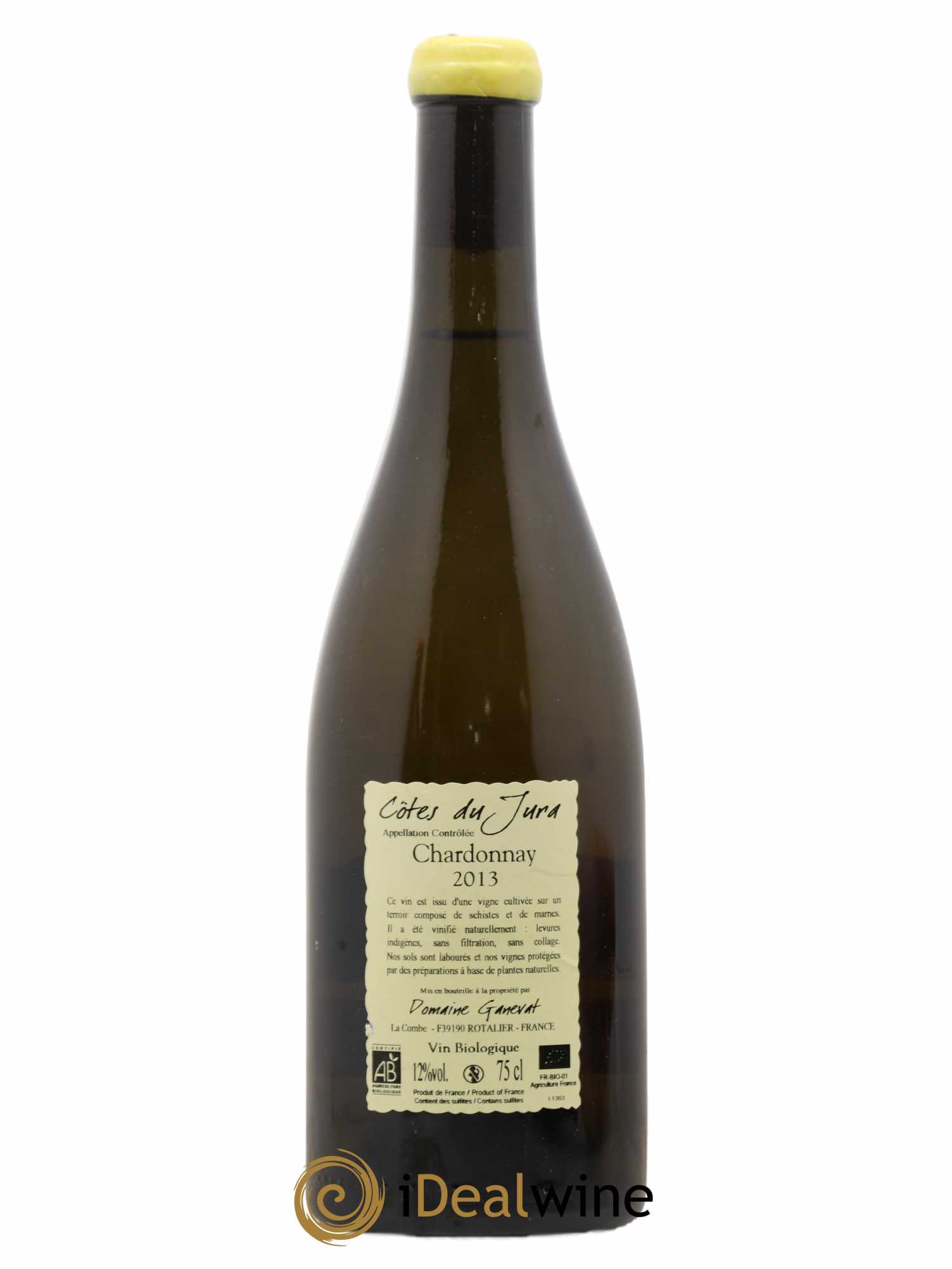 Côtes du Jura Grusse en Billat Jean-François Ganevat (Domaine) 2013 - Lot de 1 bouteille - 1
