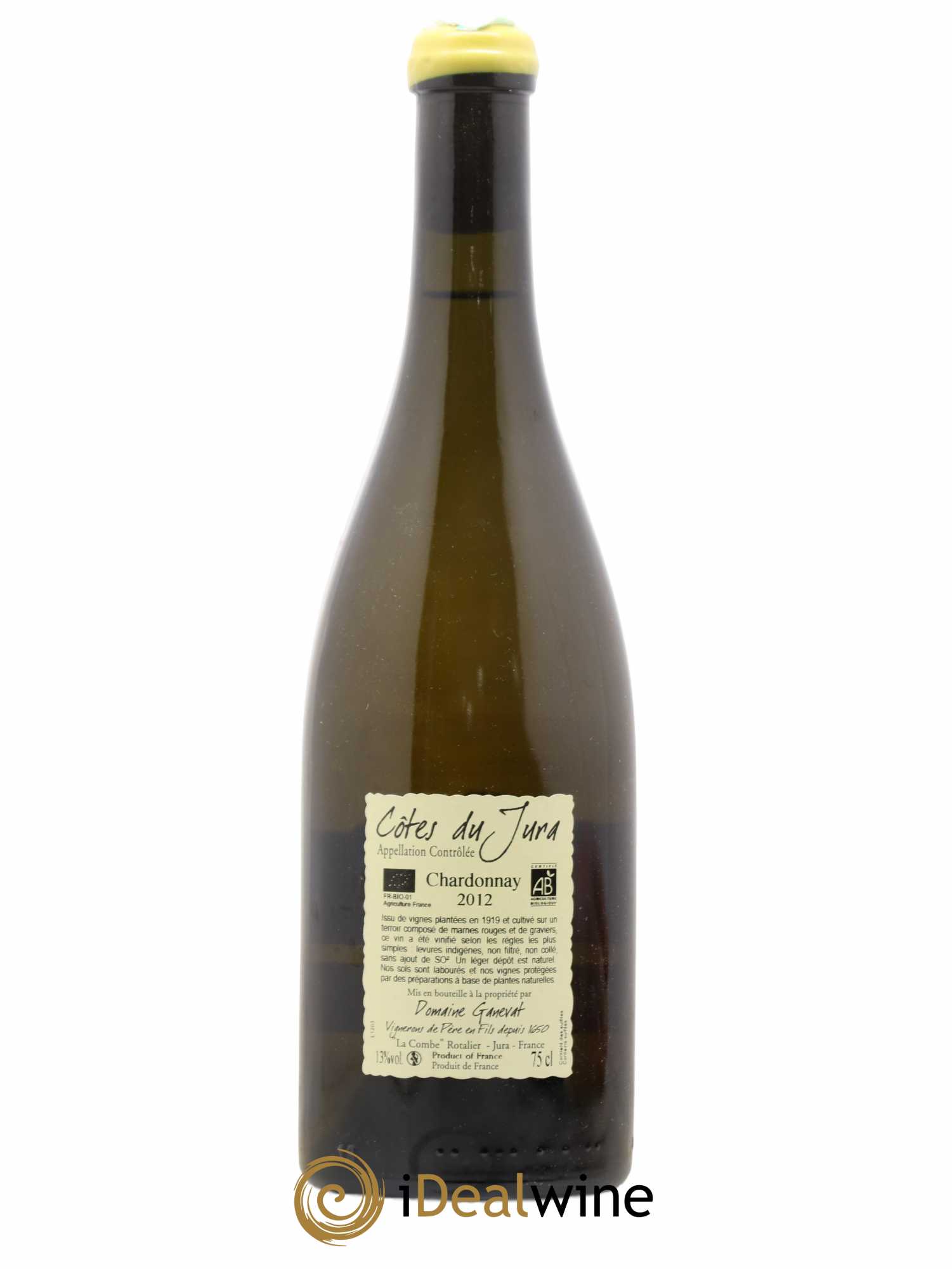 Côtes du Jura Les Grands Teppes Vieilles Vignes Jean-François Ganevat (Domaine) 2012 - Lot de 1 bouteille - 1