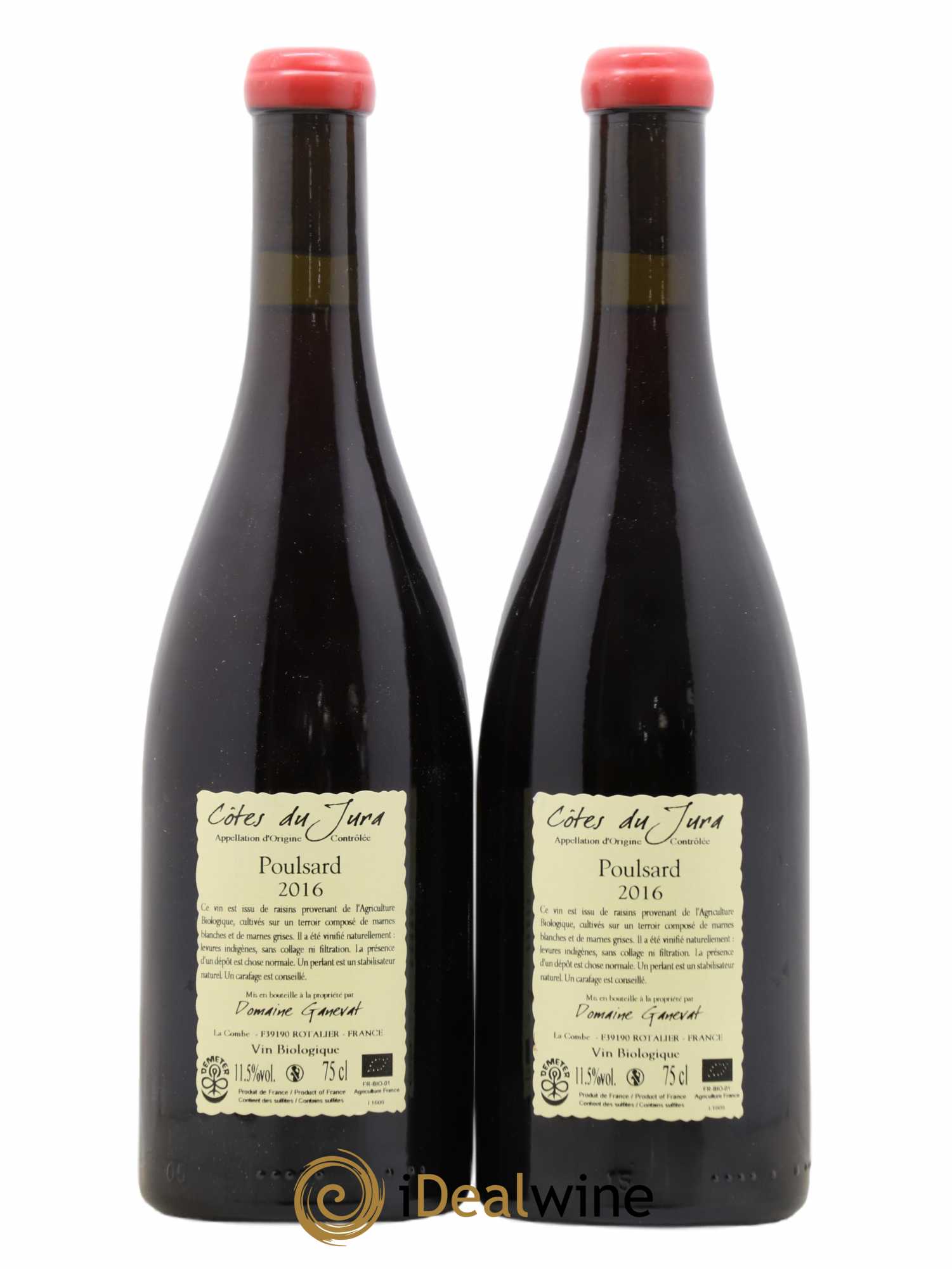 Côtes du Jura Cuvée de l'Enfant Terrible Jean-François Ganevat (Domaine) 2016 - Lot de 2 bouteilles - 1
