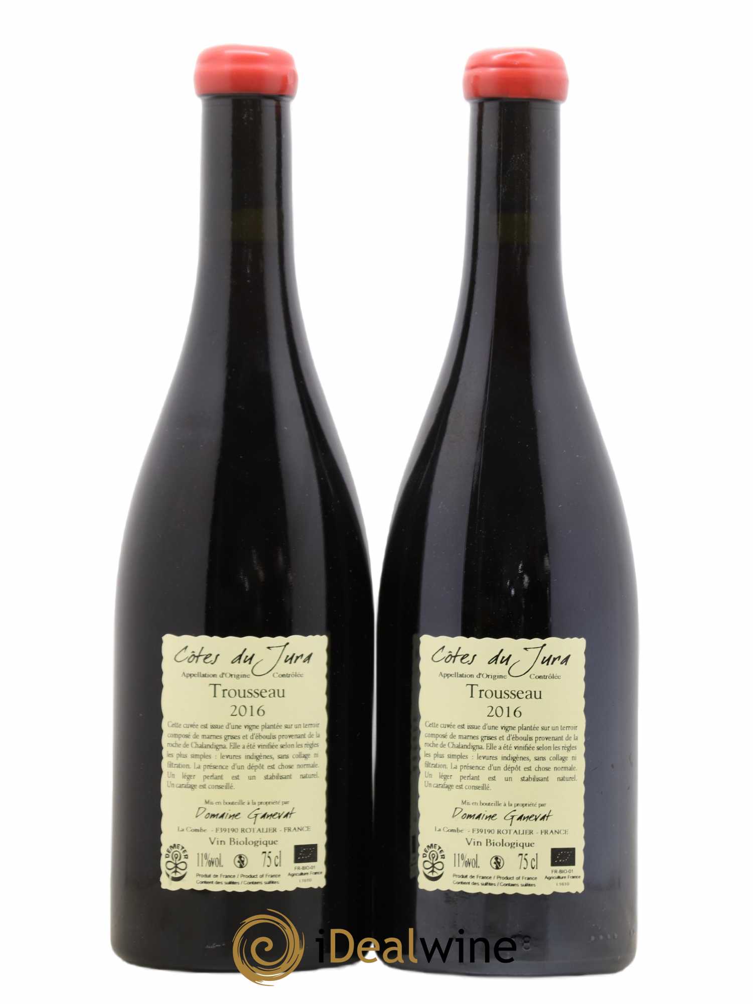 Côtes du Jura Plein Sud Jean-François Ganevat (Domaine) 2016 - Lotto di 2 bottiglie - 1