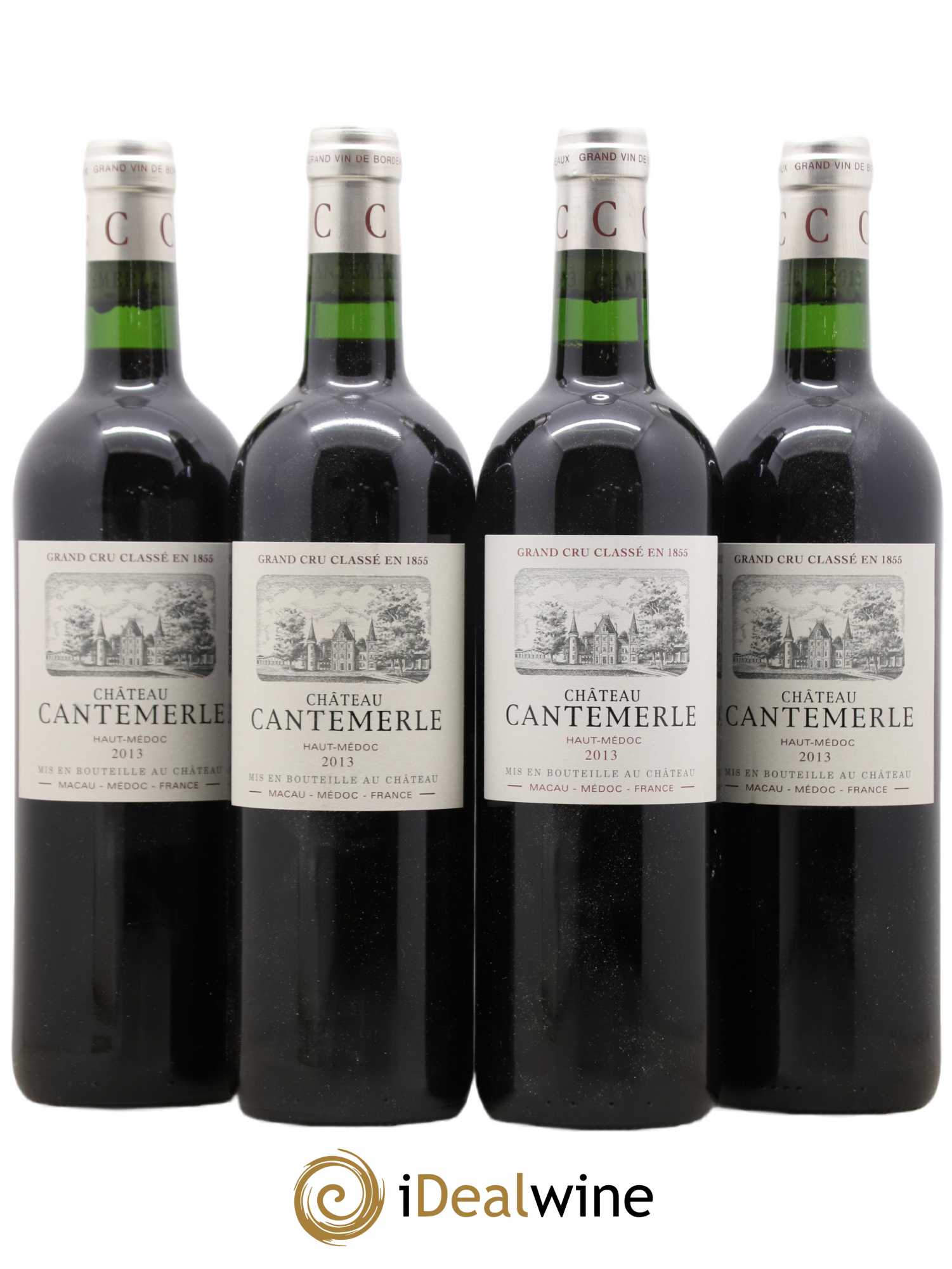 Château Cantemerle 5ème Grand Cru Classé 2013 - Lot of 4 bottles - 0