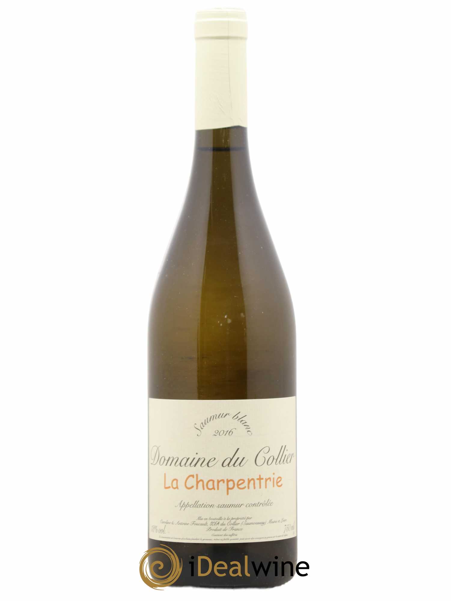 Saumur La Charpentrie Domaine du Collier 2016 - Lot de 1 bouteille - 0
