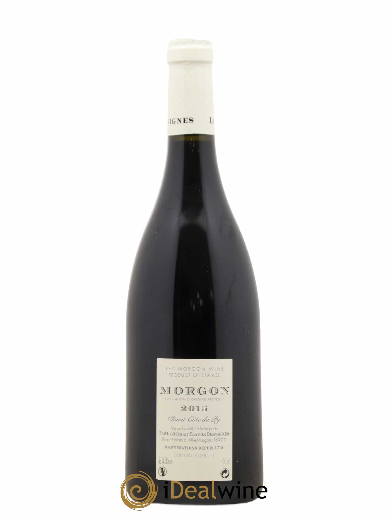 Morgon Côte de Py Javernières Louis-Claude Desvignes 2015 - Lot of 1 bottle - 1