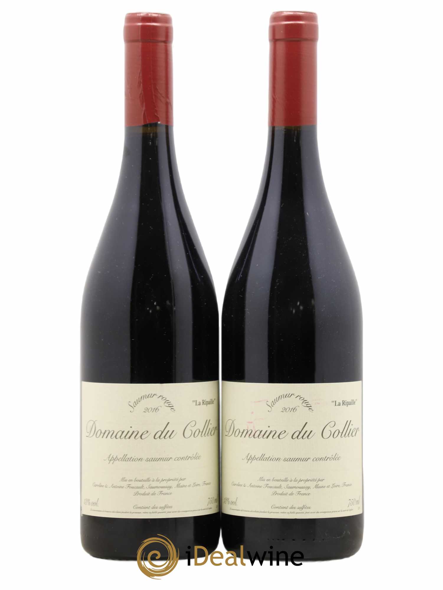 Saumur La Ripaille Domaine du Collier 2016 - Posten von 2 Flaschen - 0