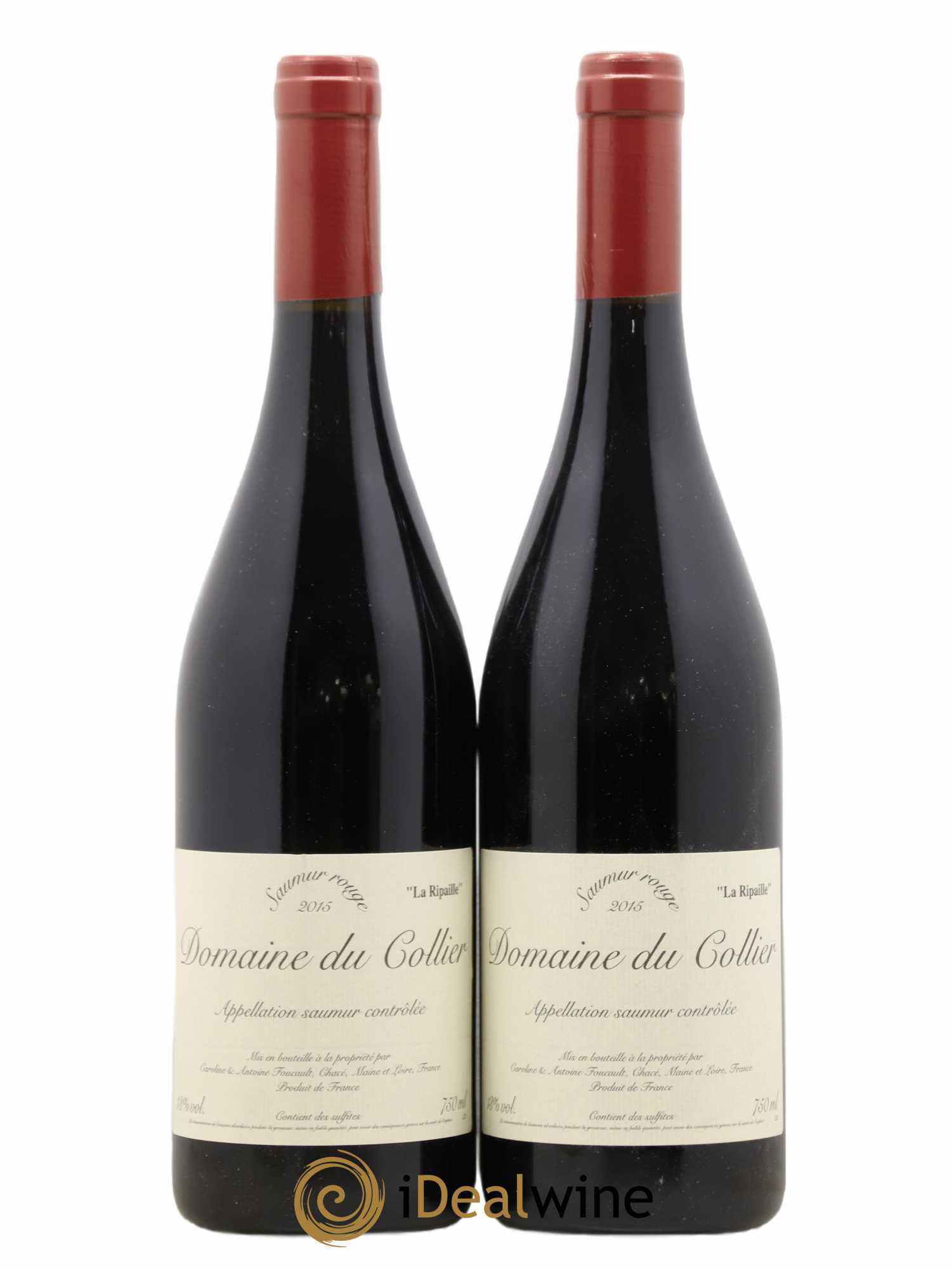 Saumur La Ripaille Domaine du Collier 2015 - Lot de 2 bouteilles - 0