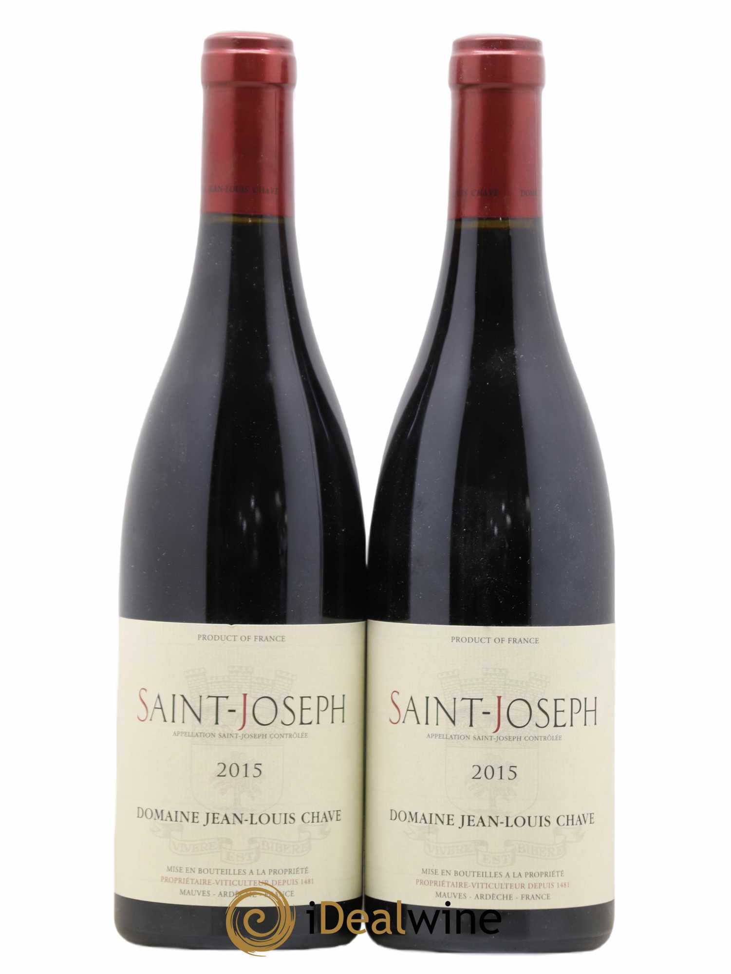 Saint-Joseph Jean-Louis Chave 2015 - Lot de 2 bouteilles - 0