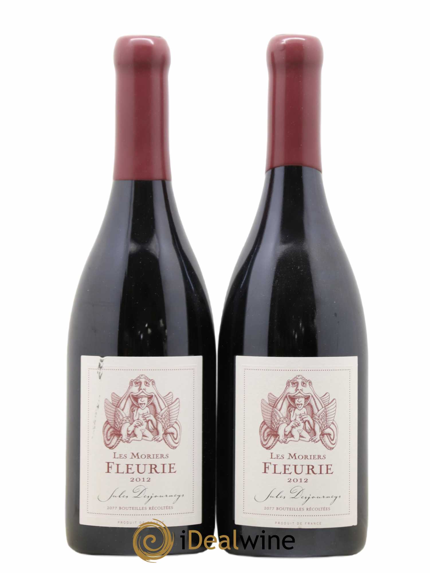 Fleurie Les Moriers Jules Desjourneys 2012 - Lot de 2 bouteilles - 0