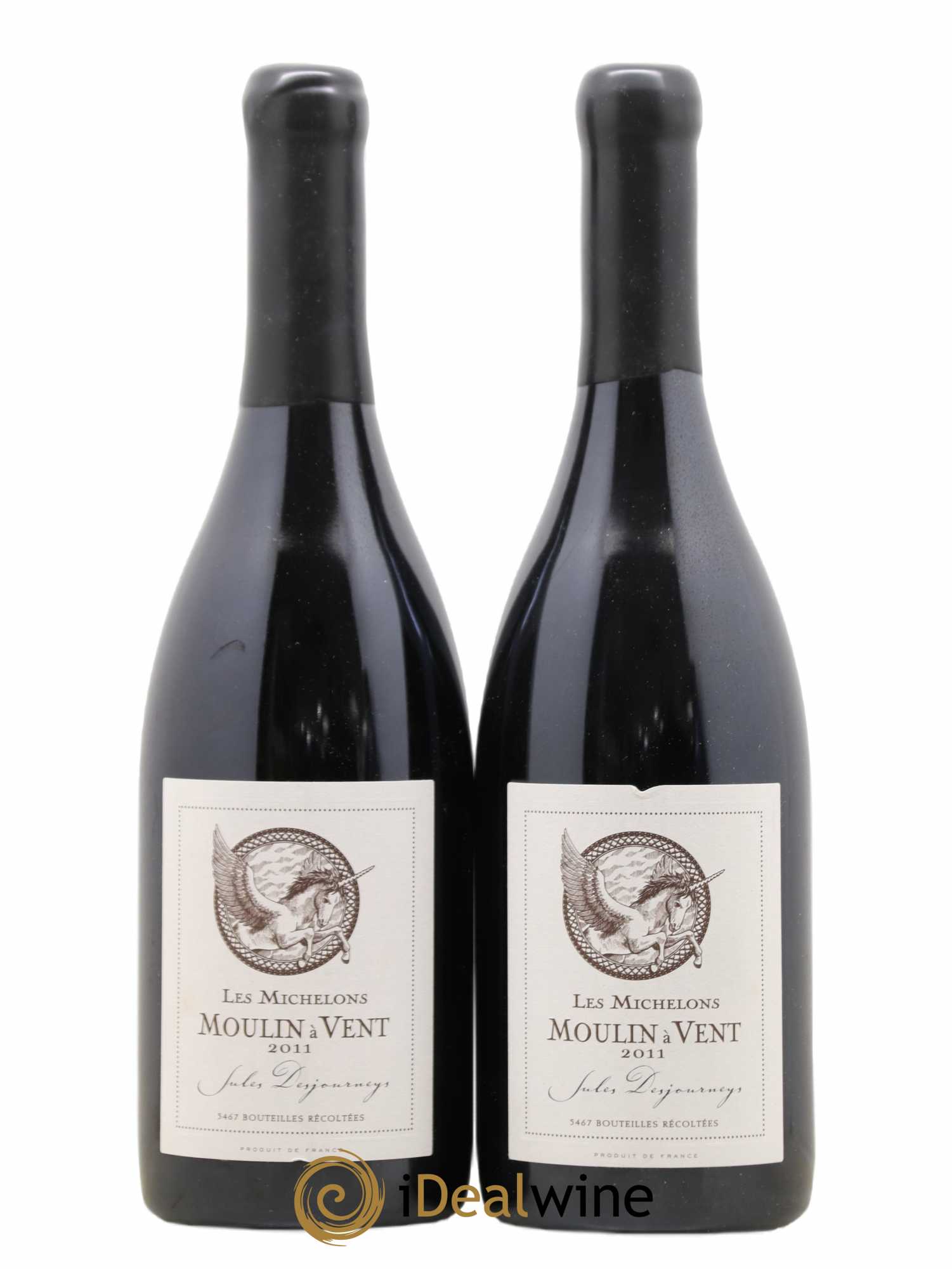 Moulin-à-Vent Les Michelons Jules Desjourneys 2011 - Lot de 2 bouteilles - 0