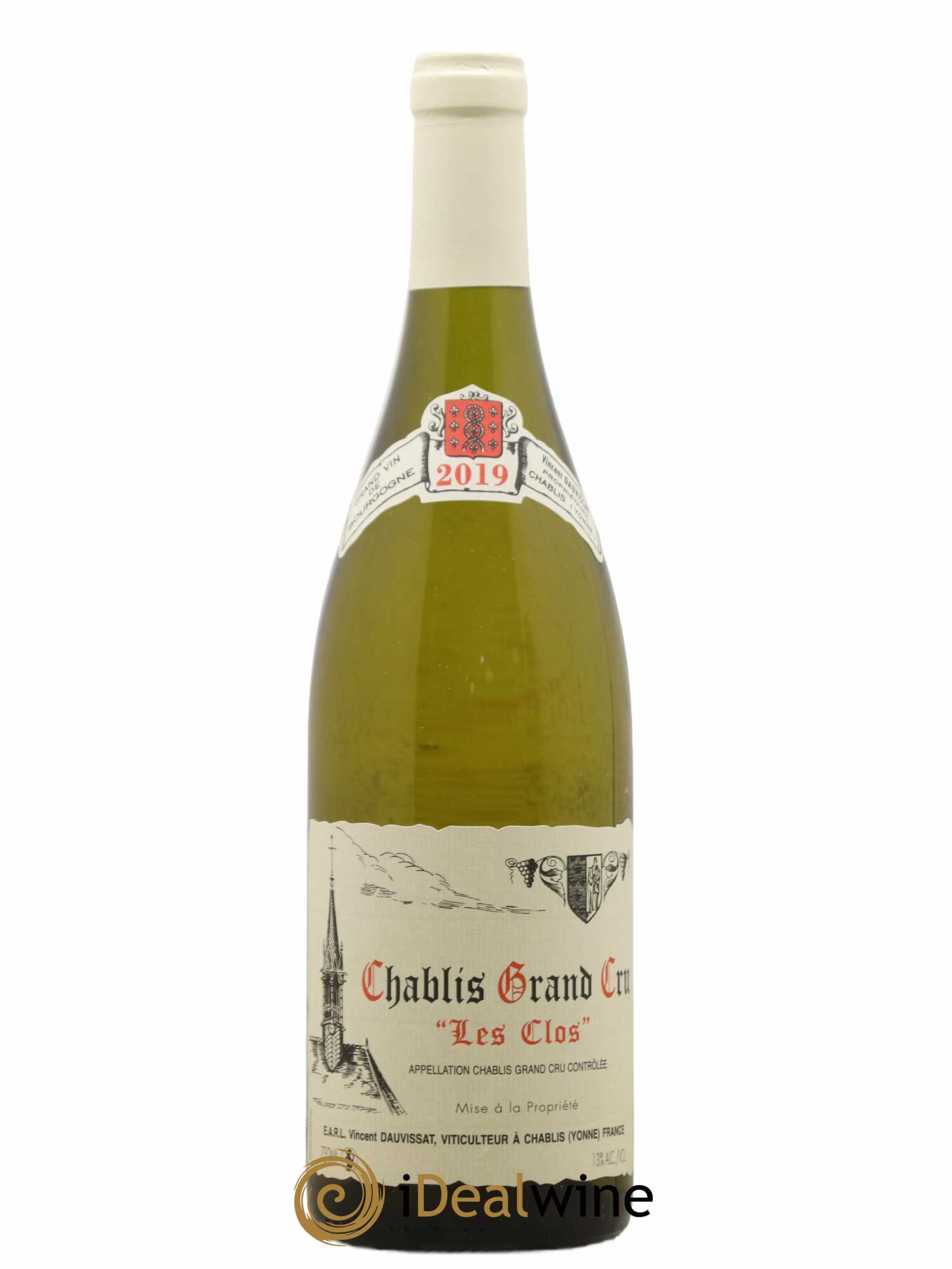 Chablis Grand Cru Les Clos Vincent Dauvissat (Domaine) 2019 - Lot de 1 bouteille - 0