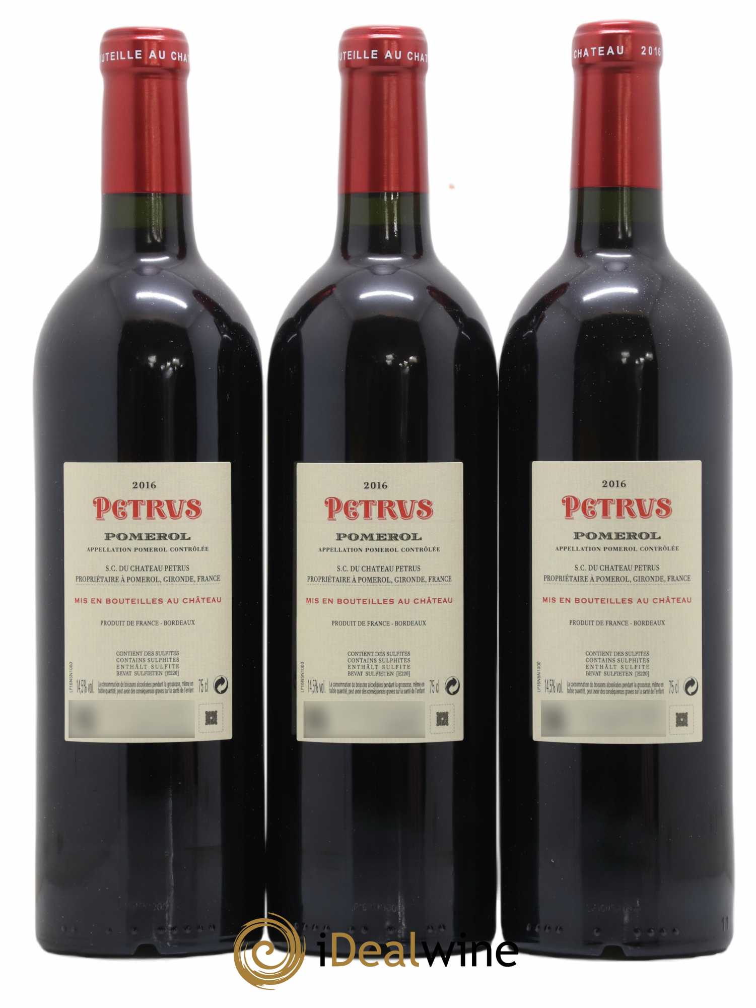 Petrus 2016 - Lot of 3 bottles - 1