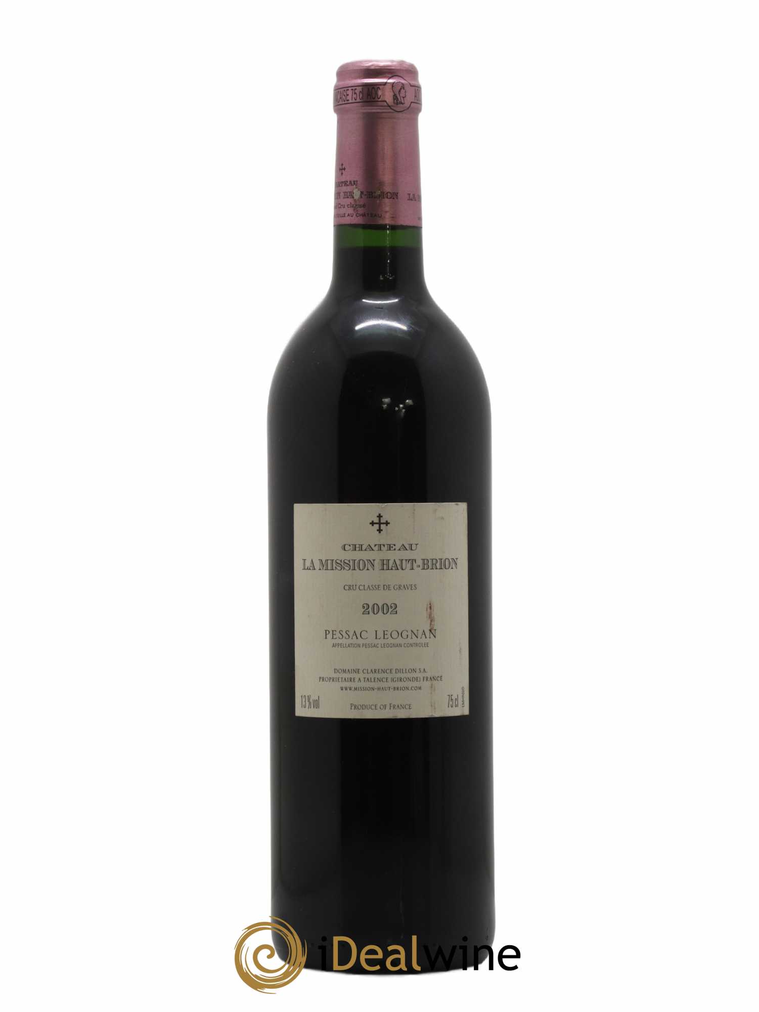 Château la Mission Haut-Brion Cru Classé de Graves 2002 - Lot de 1 bouteille - 1