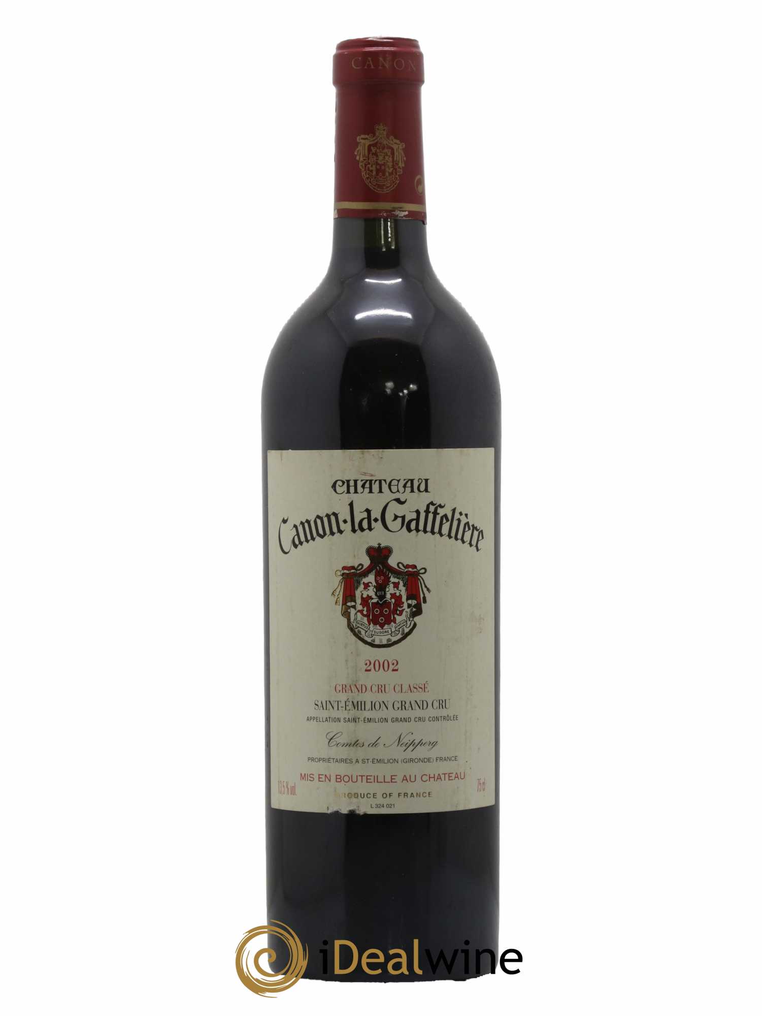 Château Canon la Gaffelière 1er Grand Cru Classé B 2002 - Lot de 1 bouteille - 0