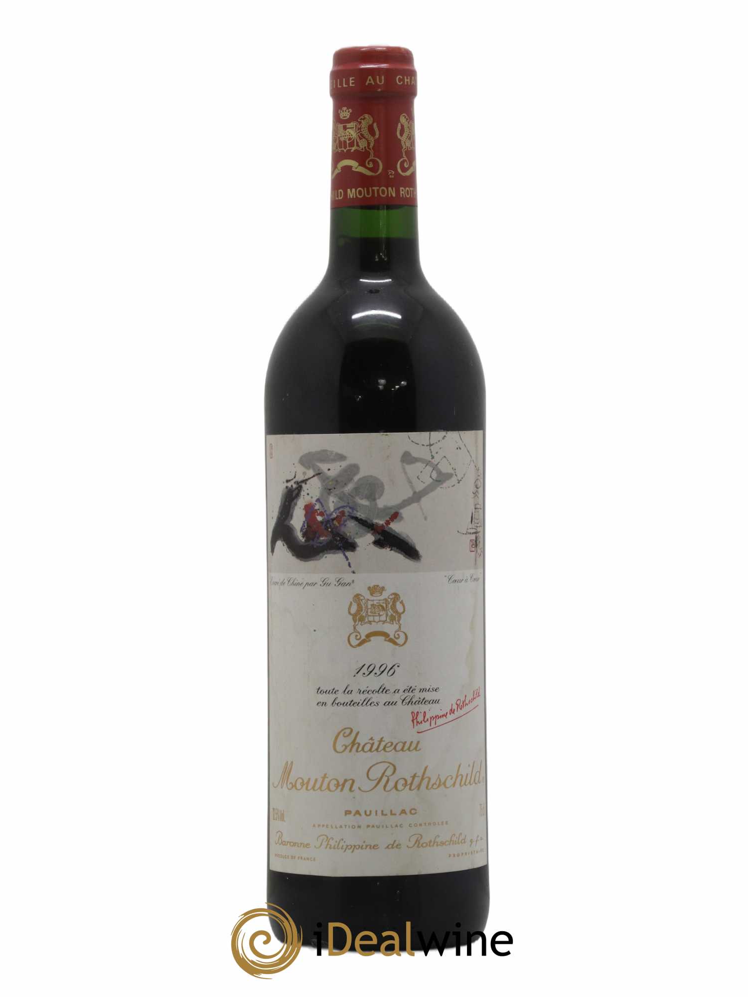 Château Mouton Rothschild 1er Grand Cru Classé 1996 - Lot de 1 bouteille - 0