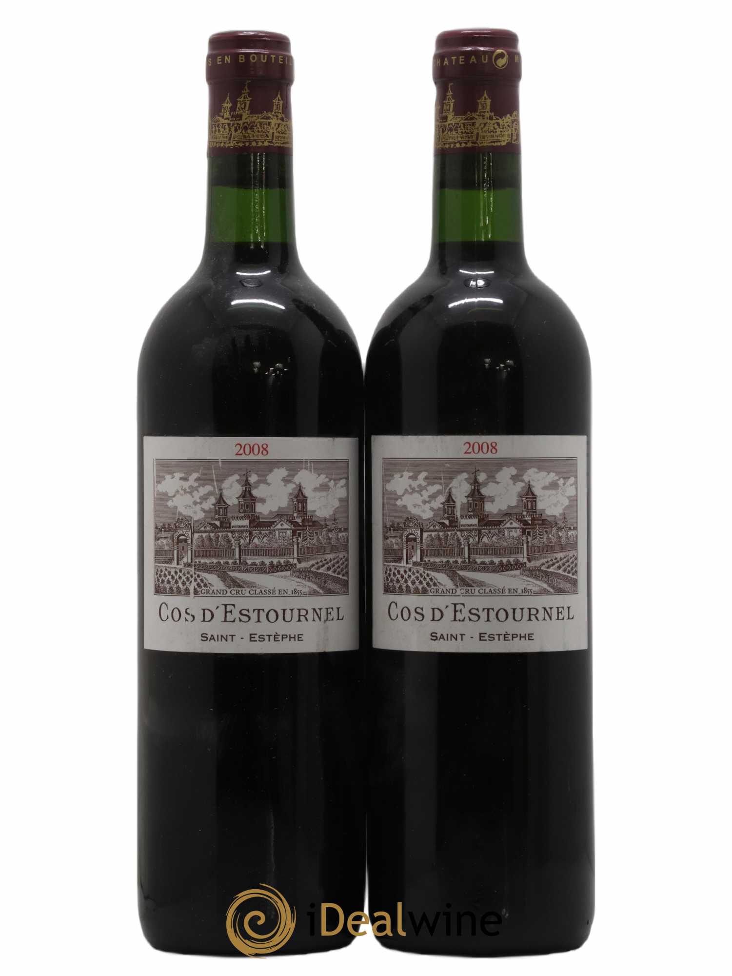Cos d'Estournel 2ème Grand Cru Classé 2008 - Lot de 2 bouteilles - 0