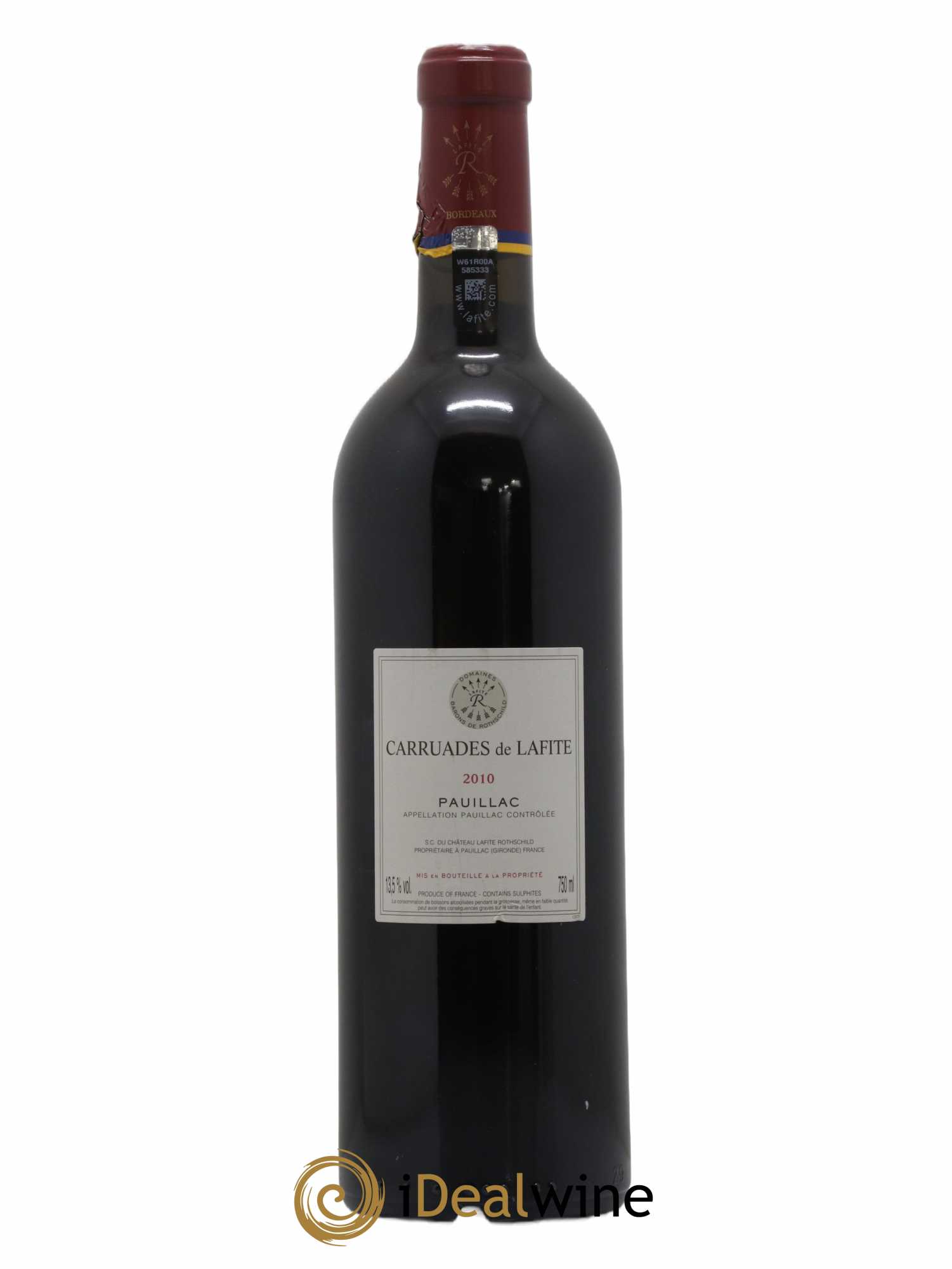 Carruades de Lafite Rothschild Second Vin 2010 - Lot de 1 bouteille - 1