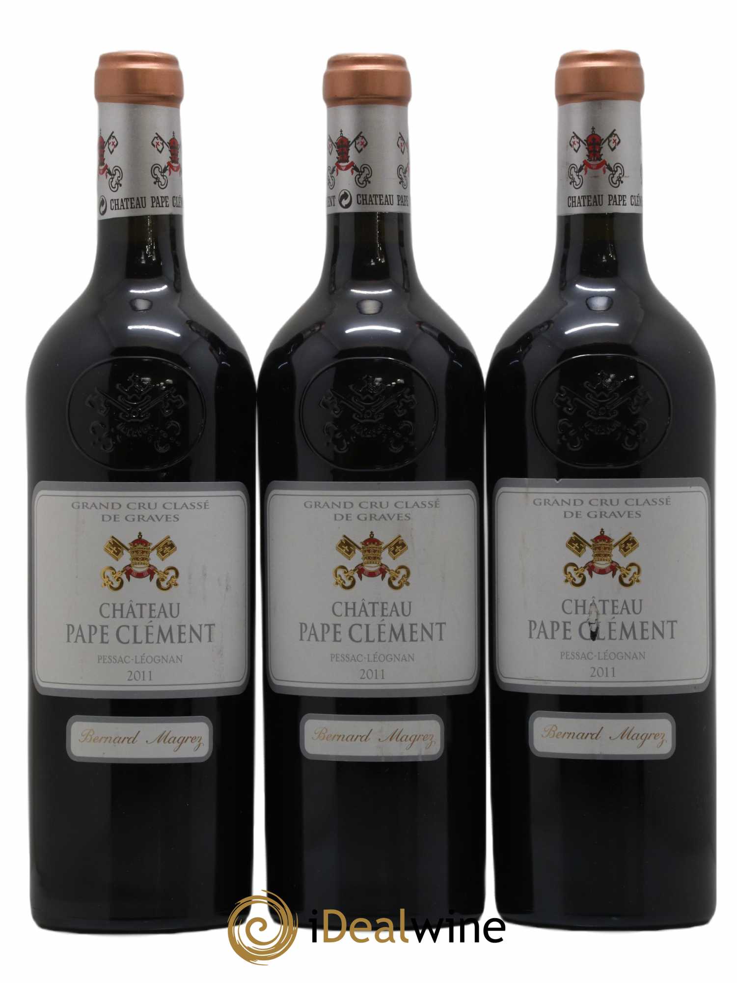 Château Pape Clément Cru Classé de Graves 2011 - Lot de 3 bouteilles - 0