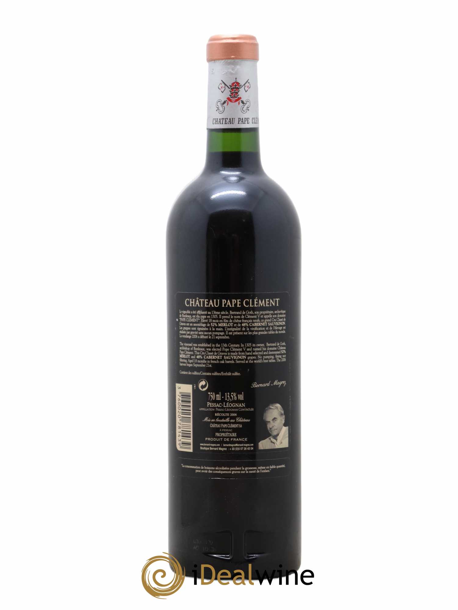Château Pape Clément Cru Classé de Graves 2006 - Lot de 1 bouteille - 1