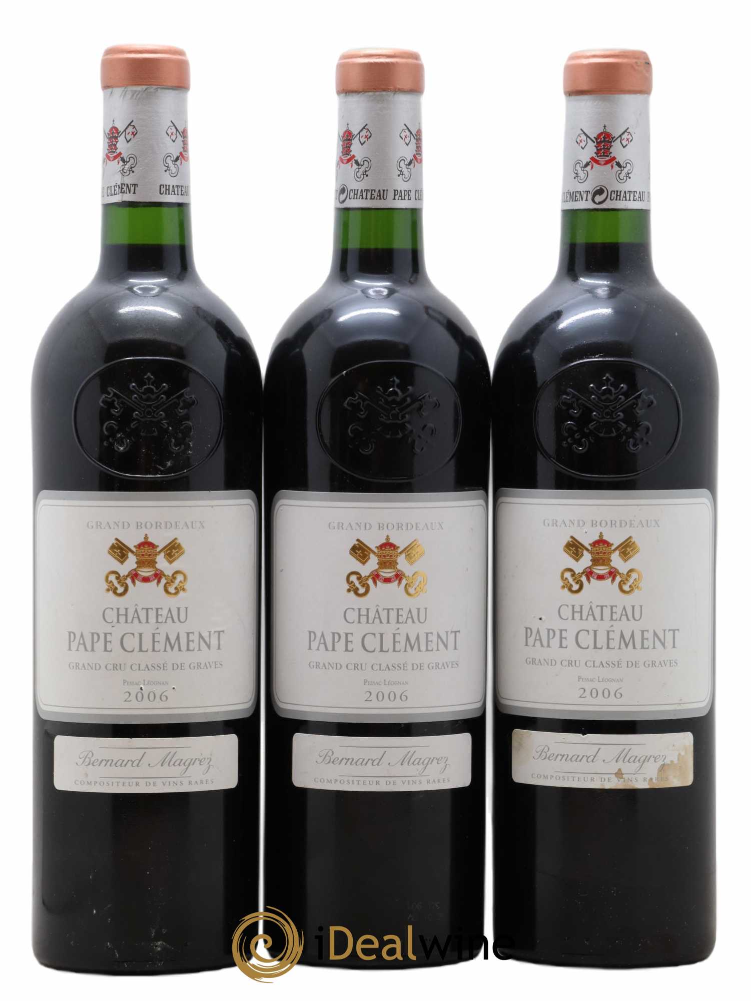 Château Pape Clément Cru Classé de Graves 2006 - Lot of 3 bottles - 0