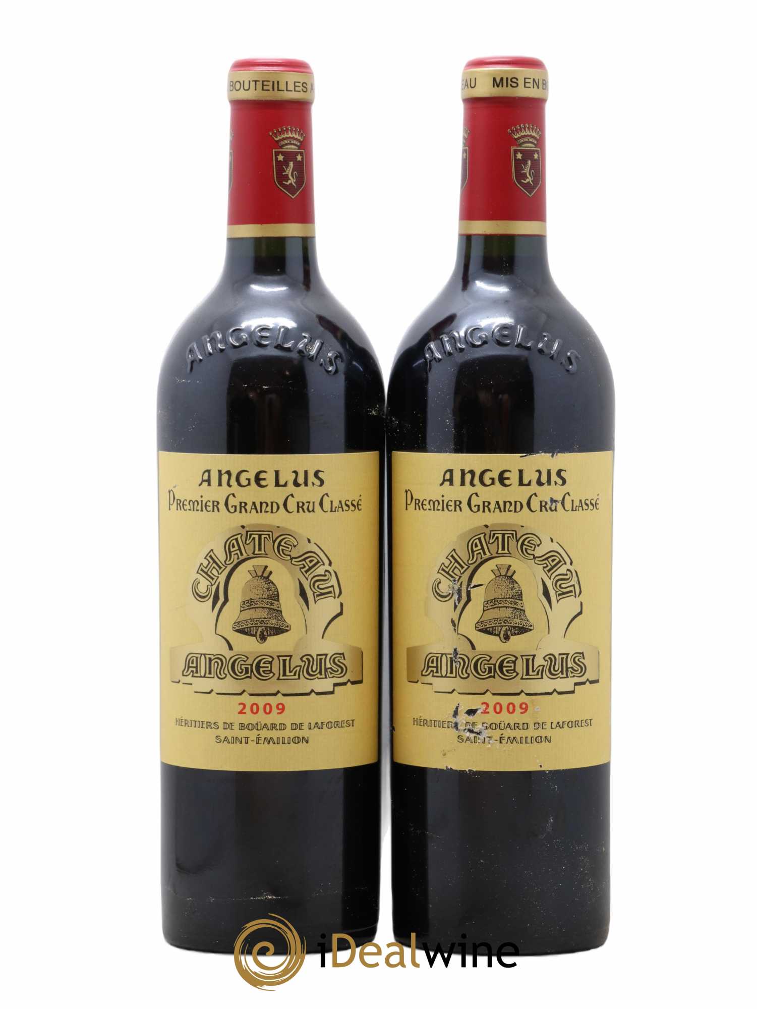 Château Angélus 1er Grand Cru Classé A 2009 - Lot of 2 bottles - 0