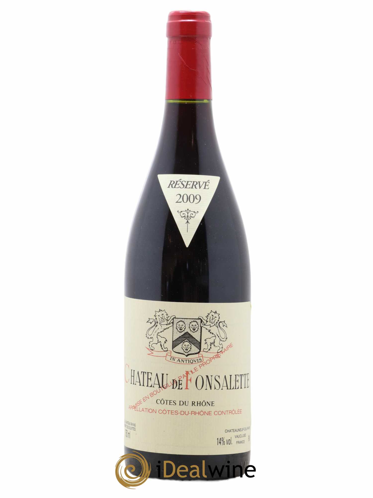 Côtes-du-Rhône Château de Fonsalette Emmanuel Reynaud 2009 - Lot de 1 bouteille - 0